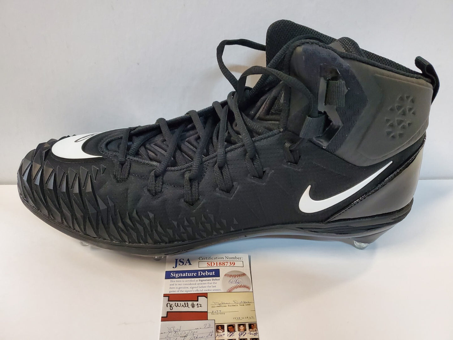 Philadelphia Eagles Jordan Davis Autographed Signed Cleat Jsa Coa