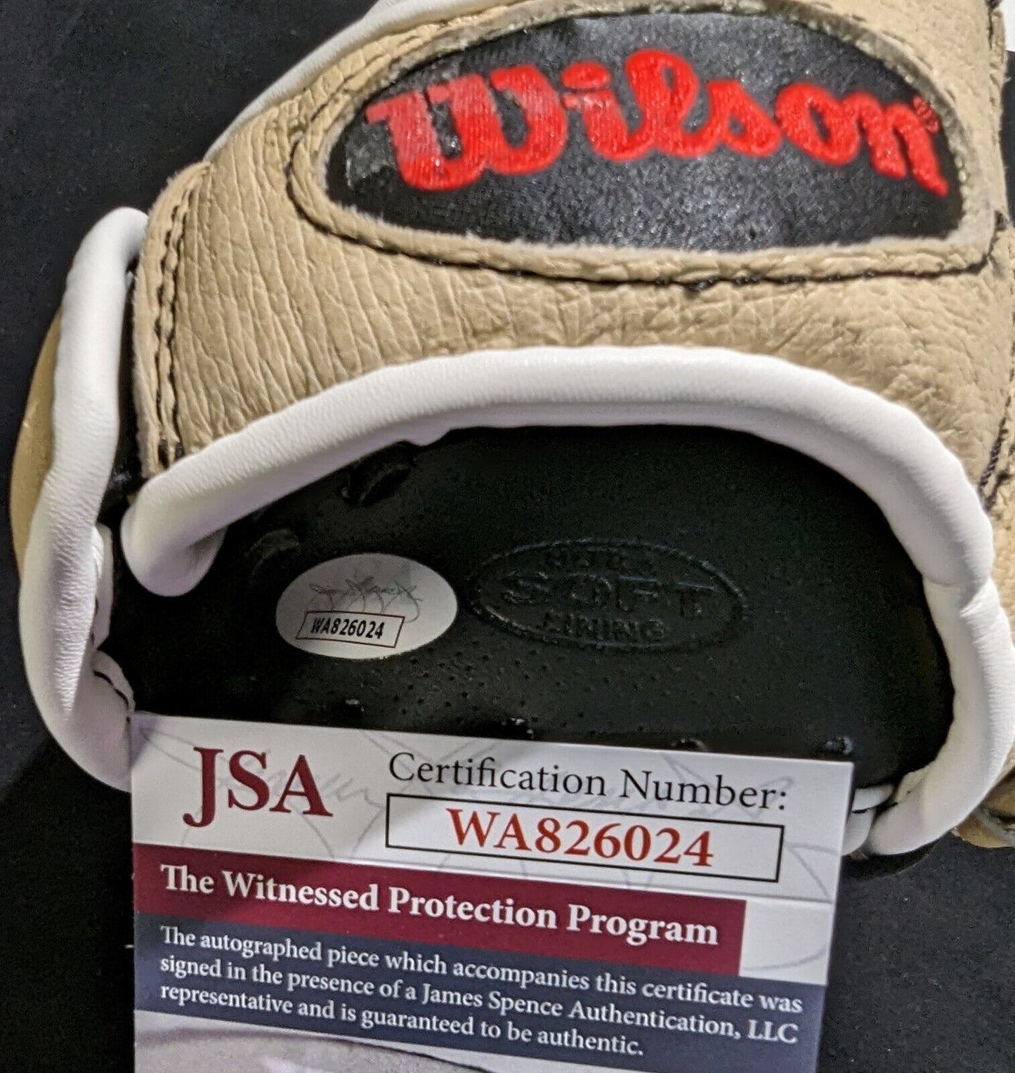 Cleveland Guardians Steven Kwan Autographed Signed Single Glove Jsa Coa