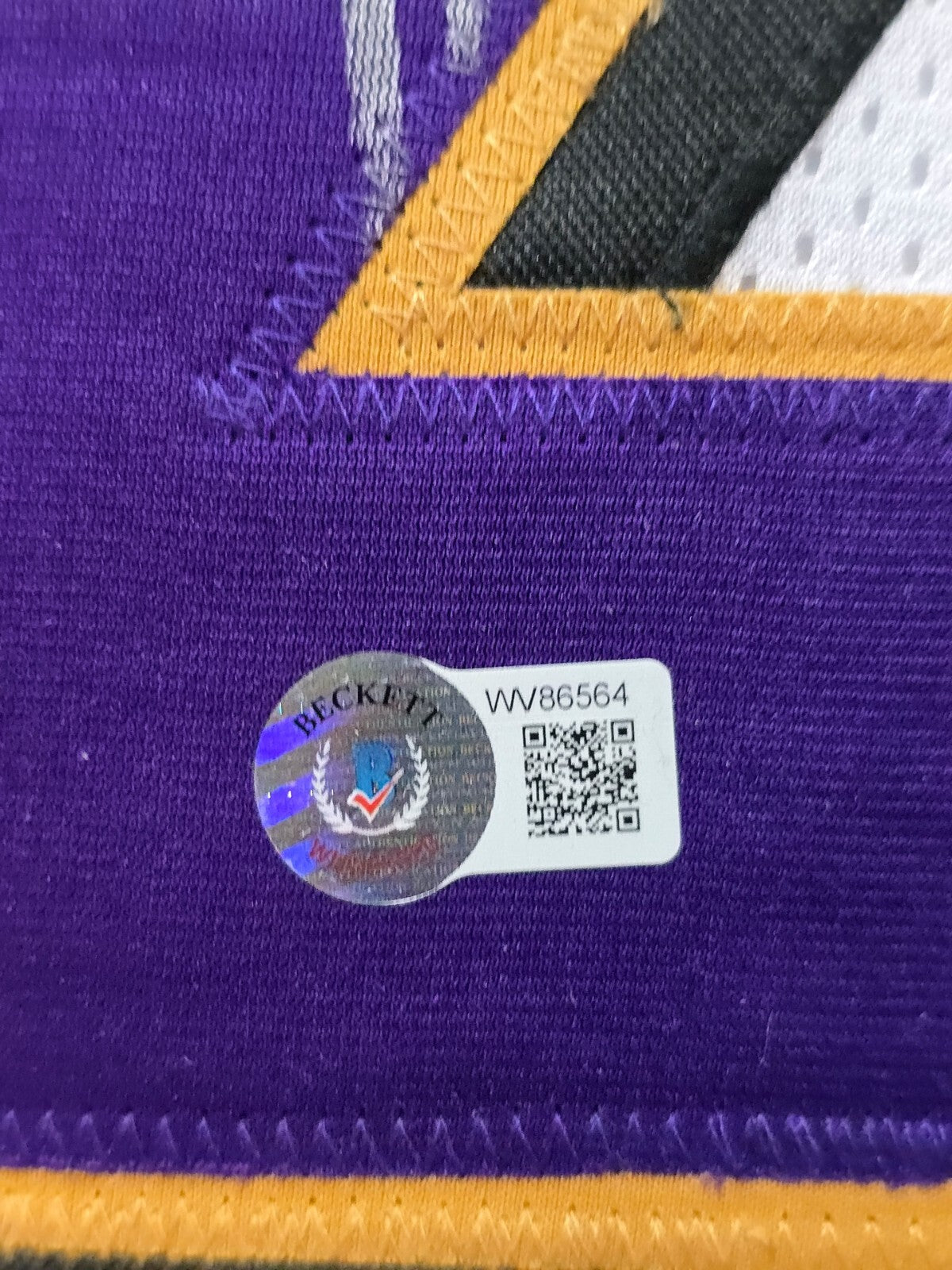 Framed Baltimore Ravens Ray Lewis Autographed Signed Jersey Beckett Holo