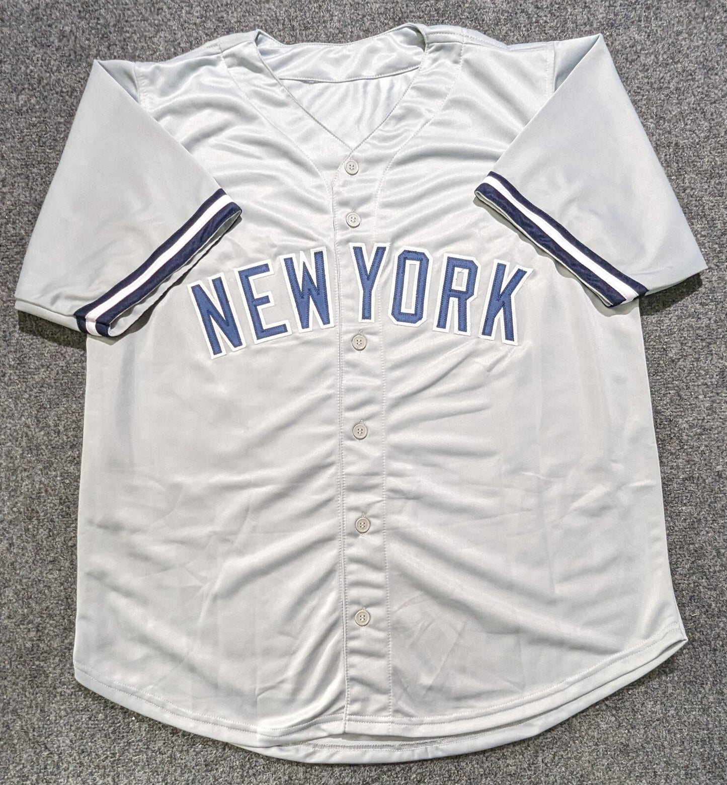 New York Yankees Albert "Sparky" Lyle Signed Custom Jersey Beckett Holo