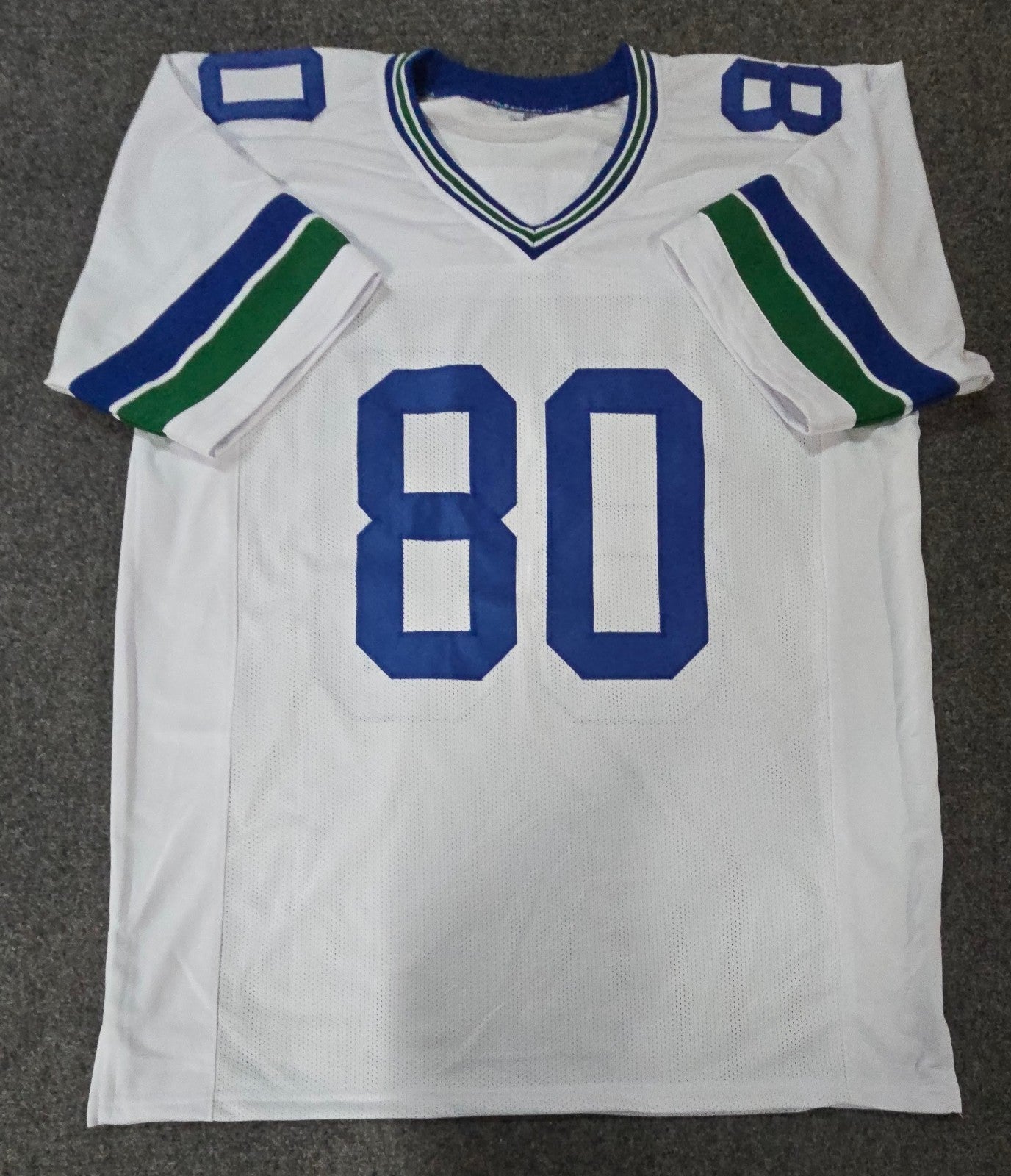 Seattle Seahawks Steve Largent Autographed Inscribed Jersey Beckett Hologram