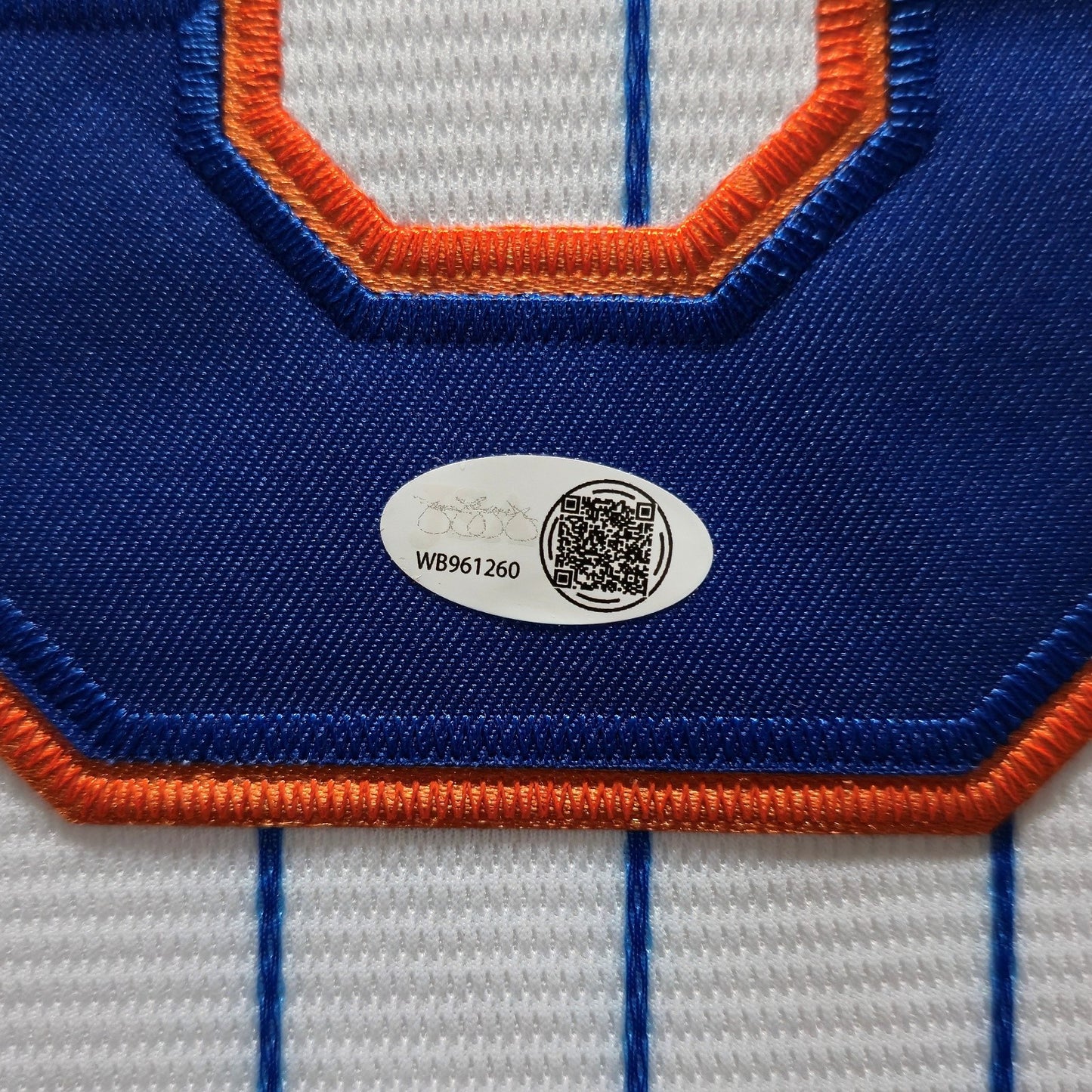 Framed New York Mets Edwin Diaz Autographed Signed Inscribed Jersey Jsa Coa