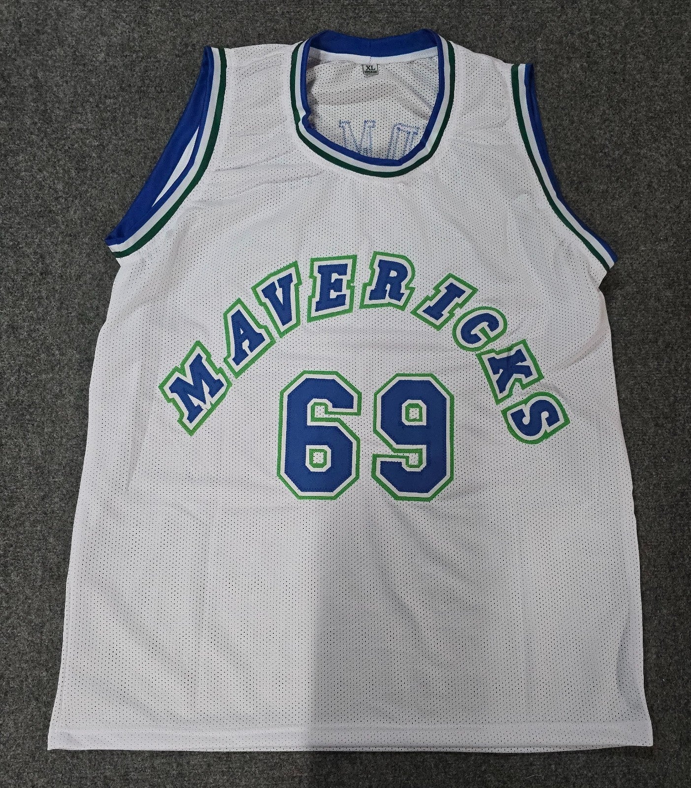Dallas Mavericks Dennis Rodman Autographed Signed Jersey Jsa Holo