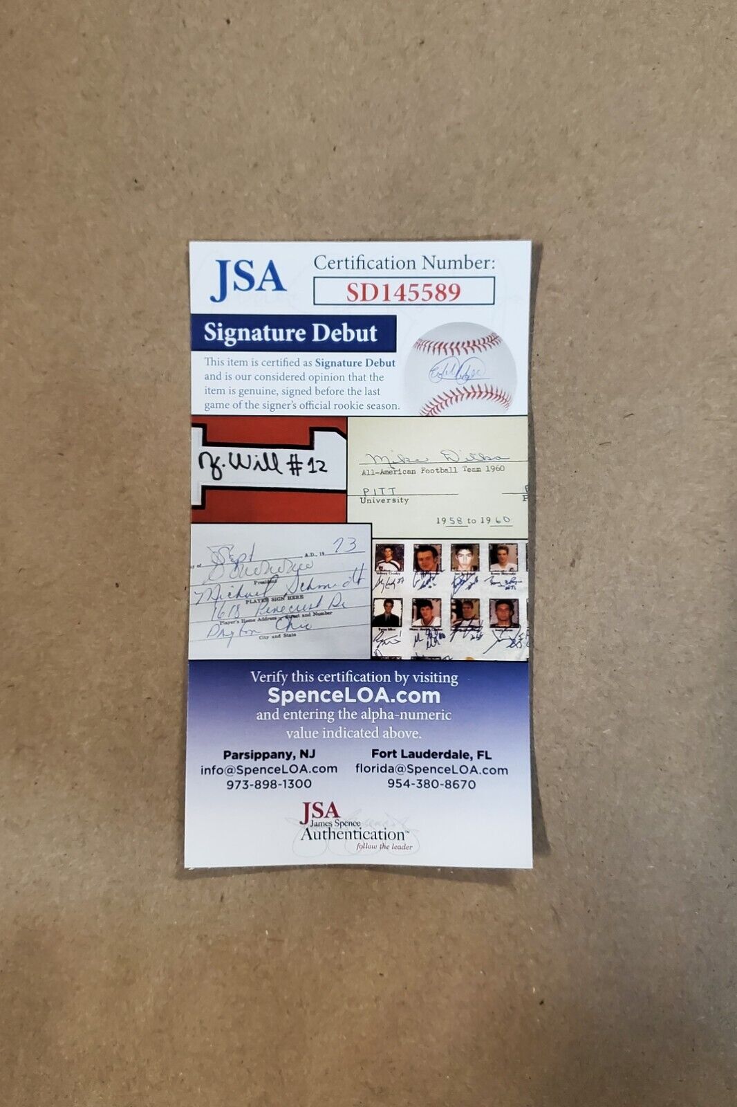 MVP Authentics Framed Penn State Nittany Lions Sean Clifford Autographed Signed Jersey Jsa Coa 405 sports jersey framing , jersey framing