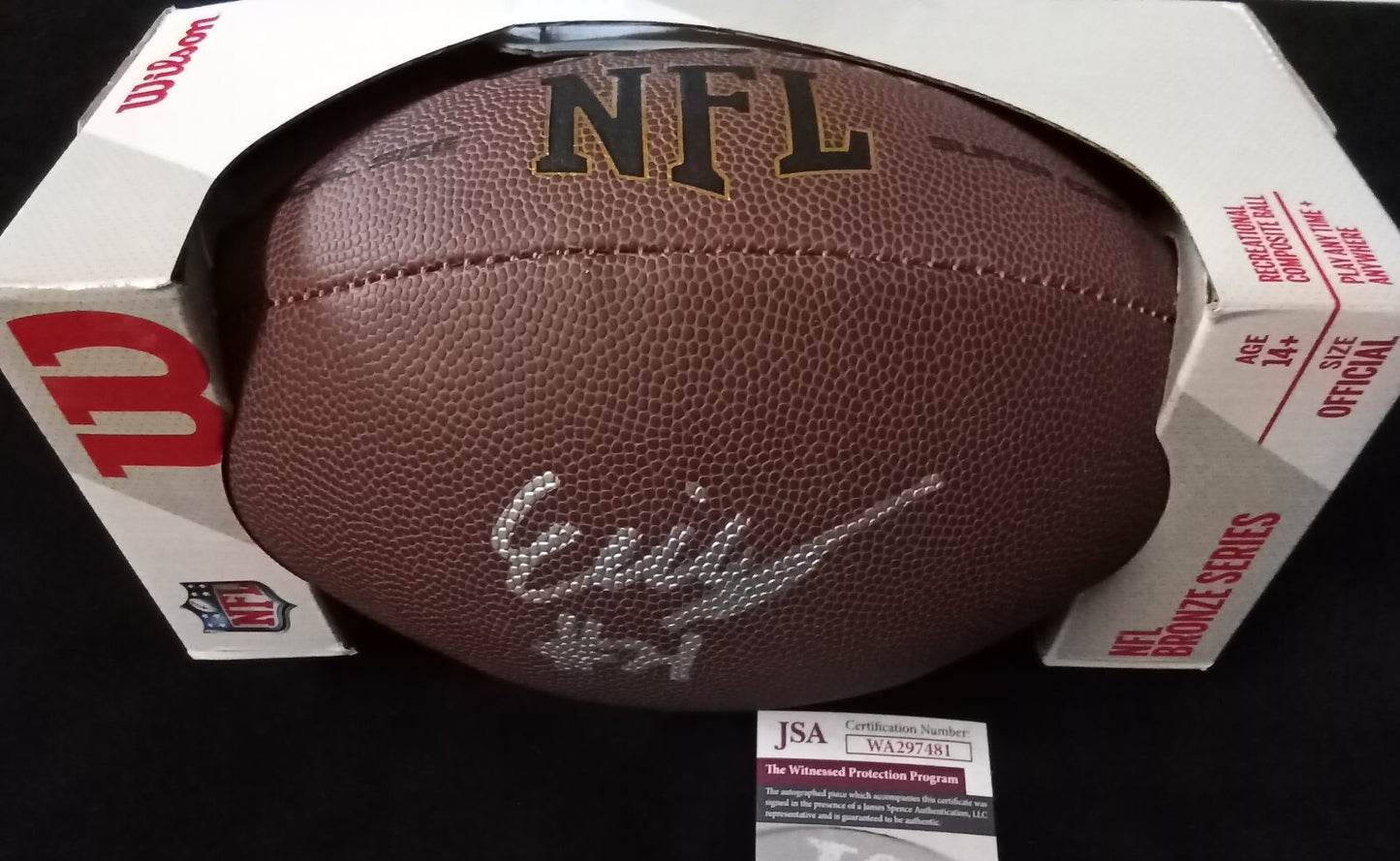Eric Stokes Autographed Signed Football Jsa Coa