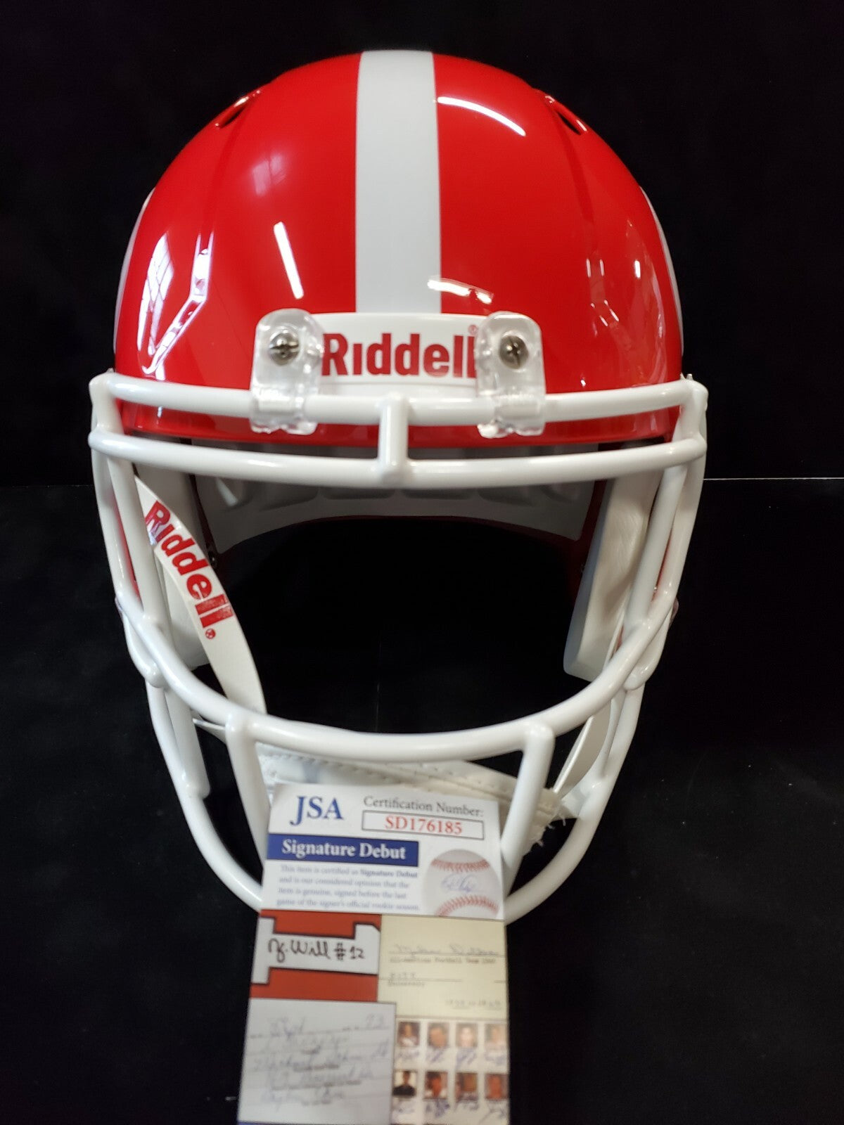 Georgia Bulldogs Tyson Campbell Signed Full Size Speed Replica Helmet Jsa Coa