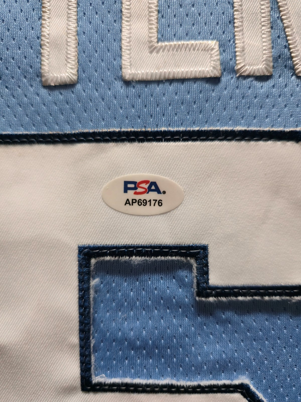 Framed In Suede Unc Tar Heels Vince Carter Autographed Signed Jersey Psa Coa