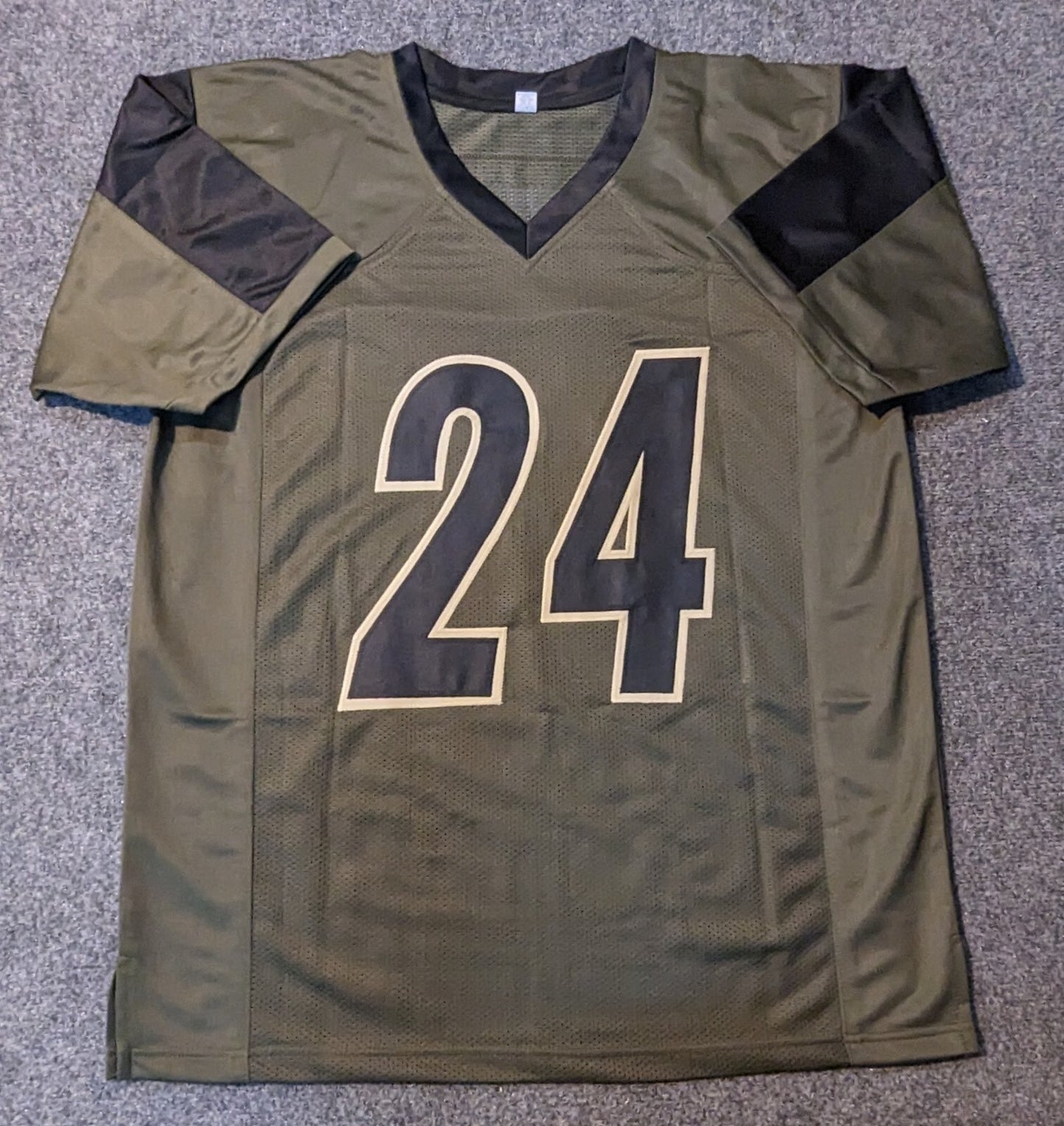 Pittsburgh Steelers Joey Porter Jr Autographed Salute To Service Jersey Jsa Coa