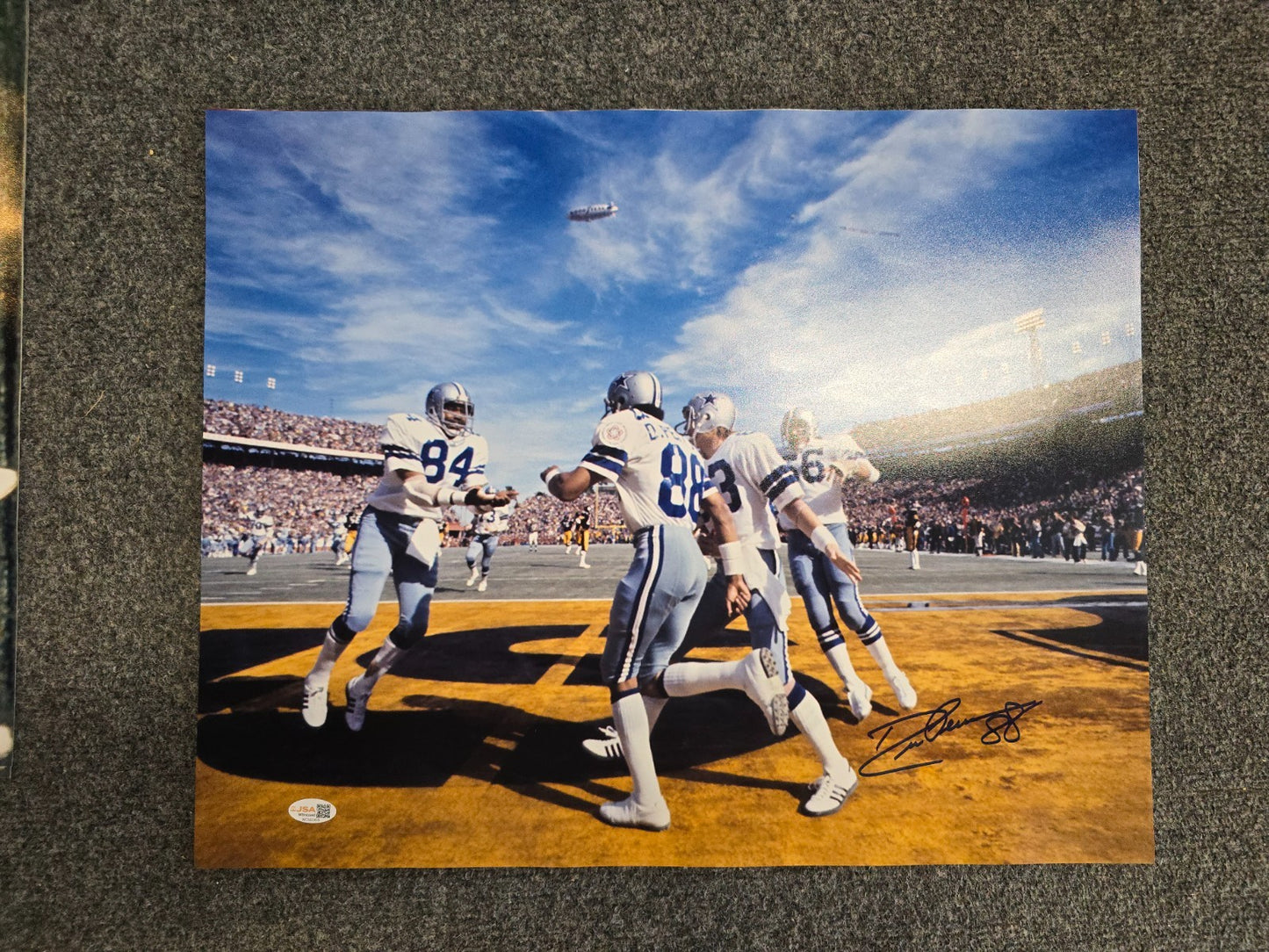 Dallas Cowboys Drew Pearson Autographed Signed Inscribed 16X20 Photo Jsa Coa