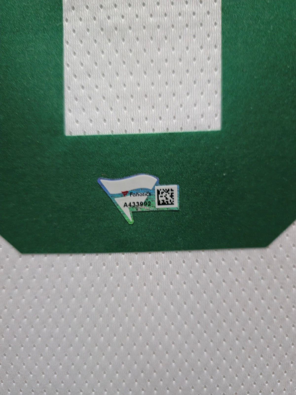 Framed In Suede Boston Celtics Jayson Tatum Autographed Jersey Fanatics Holo