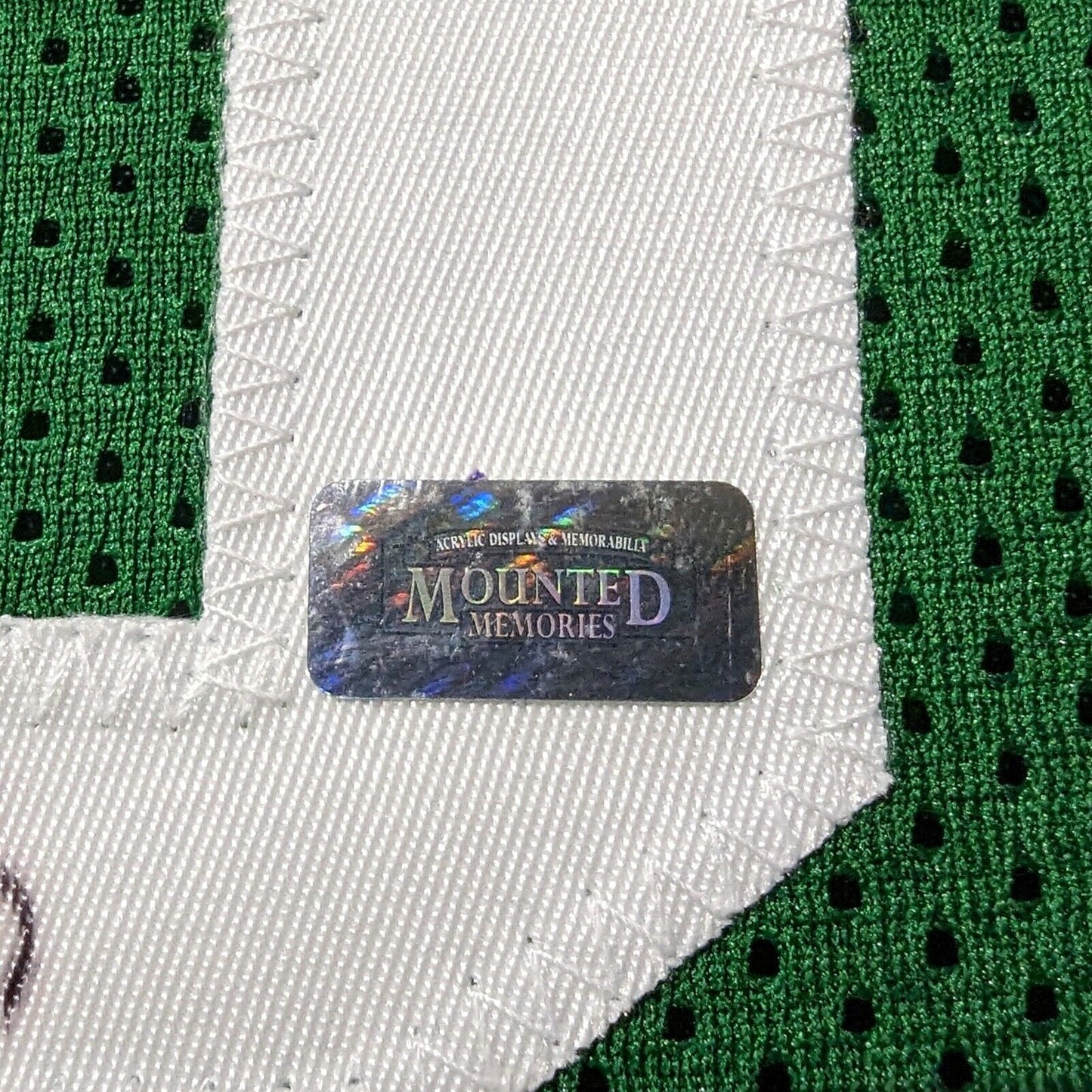 MVP Authentics Framed Boston Celtics Robert Parish Autographed Jersey Mounted Memories Holo 450 sports jersey framing , jersey framing