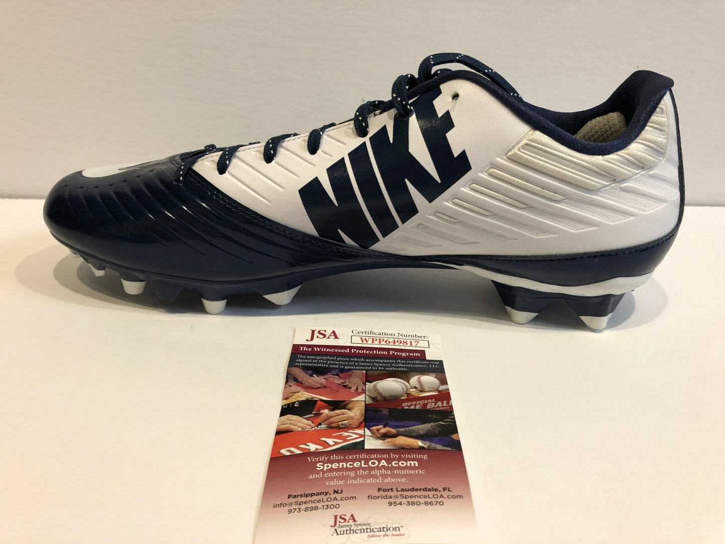 Denver Broncos Daesean Hamilton Autographed Signed Nike Cleat Jsa Coa