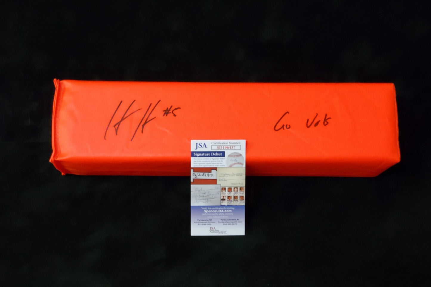Hendon Hooker Autographed Signed Inscribed Pylon "Go Vols" Jsa Coa