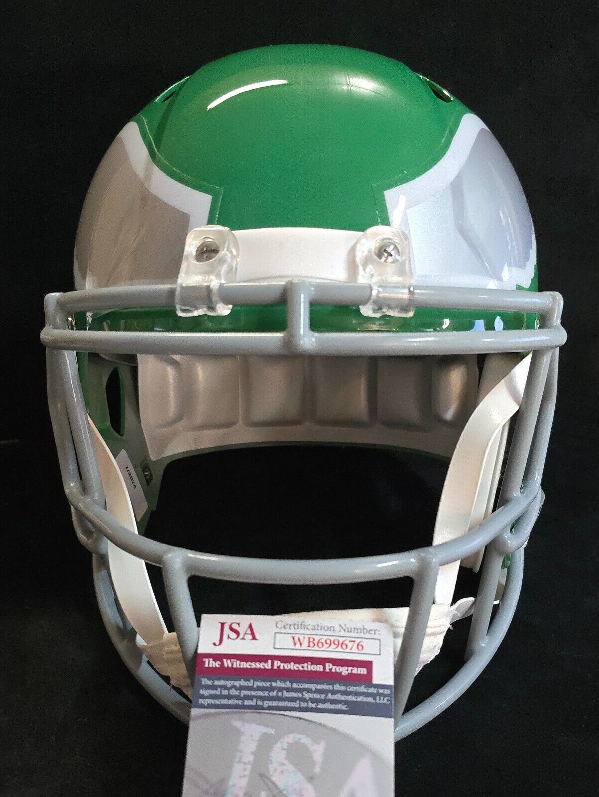 Philadelphia Eagles Fletcher Cox Signed Full Size Kelly Replica Helmet Jsa Coa