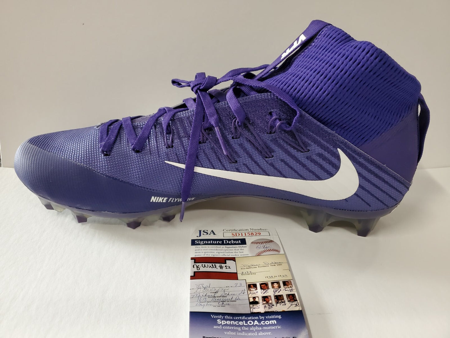 Odafe Jayson Oweh Autographed Signed Cleat Jsa Coa