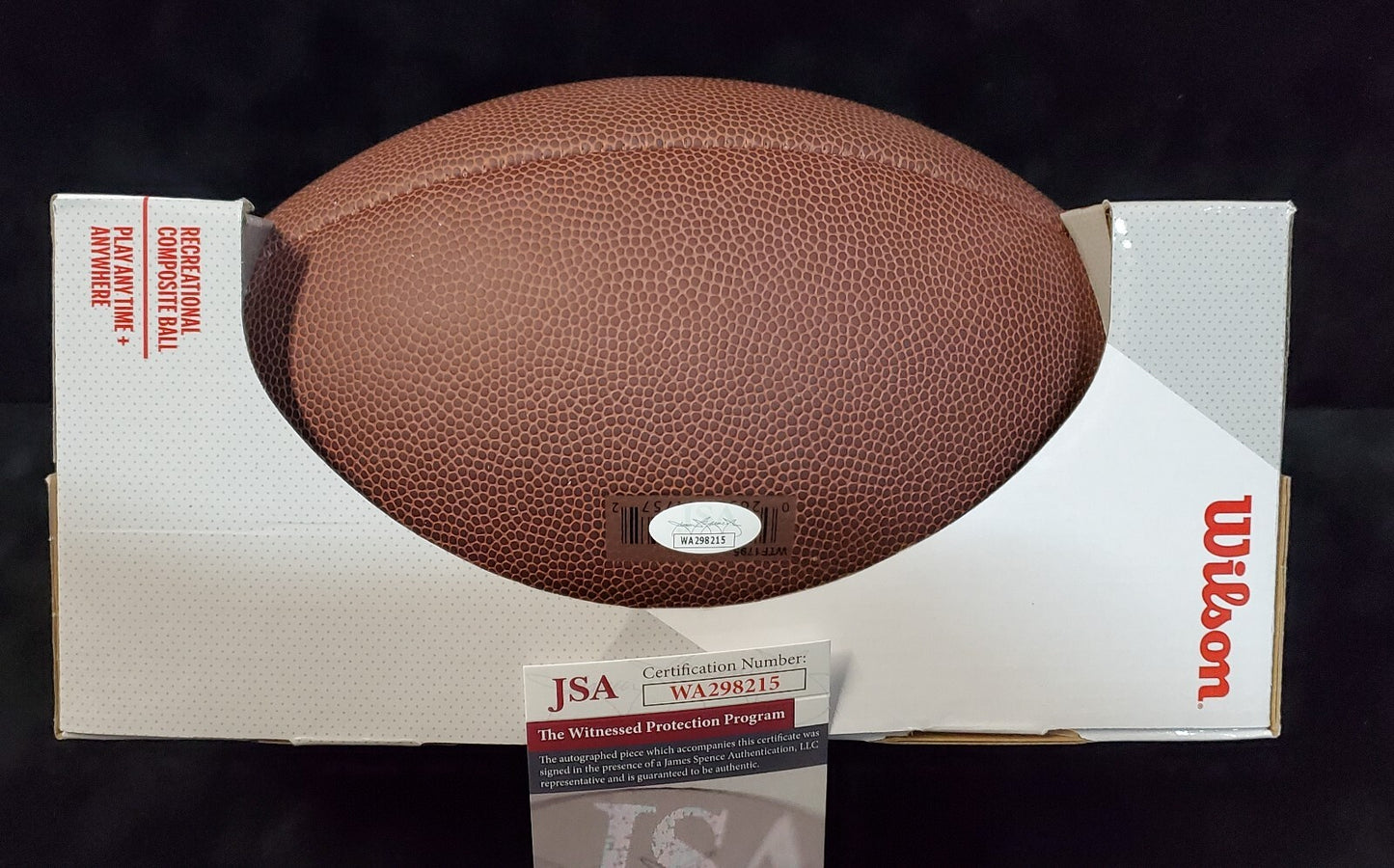 Green Bay Packers Amari Rodgers Autographed Signed Football Jsa Coa