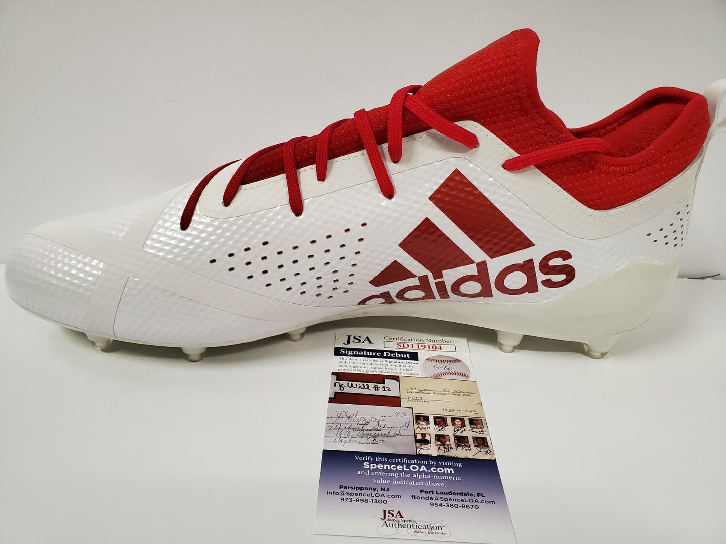 Javian Hawkins Autographed Signed Adidas Cleat Jsa Coa