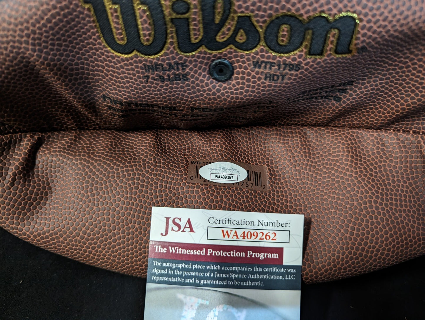 Denver Broncos Tim Patrick Autographed Signed Nfl Football Jsa Coa
