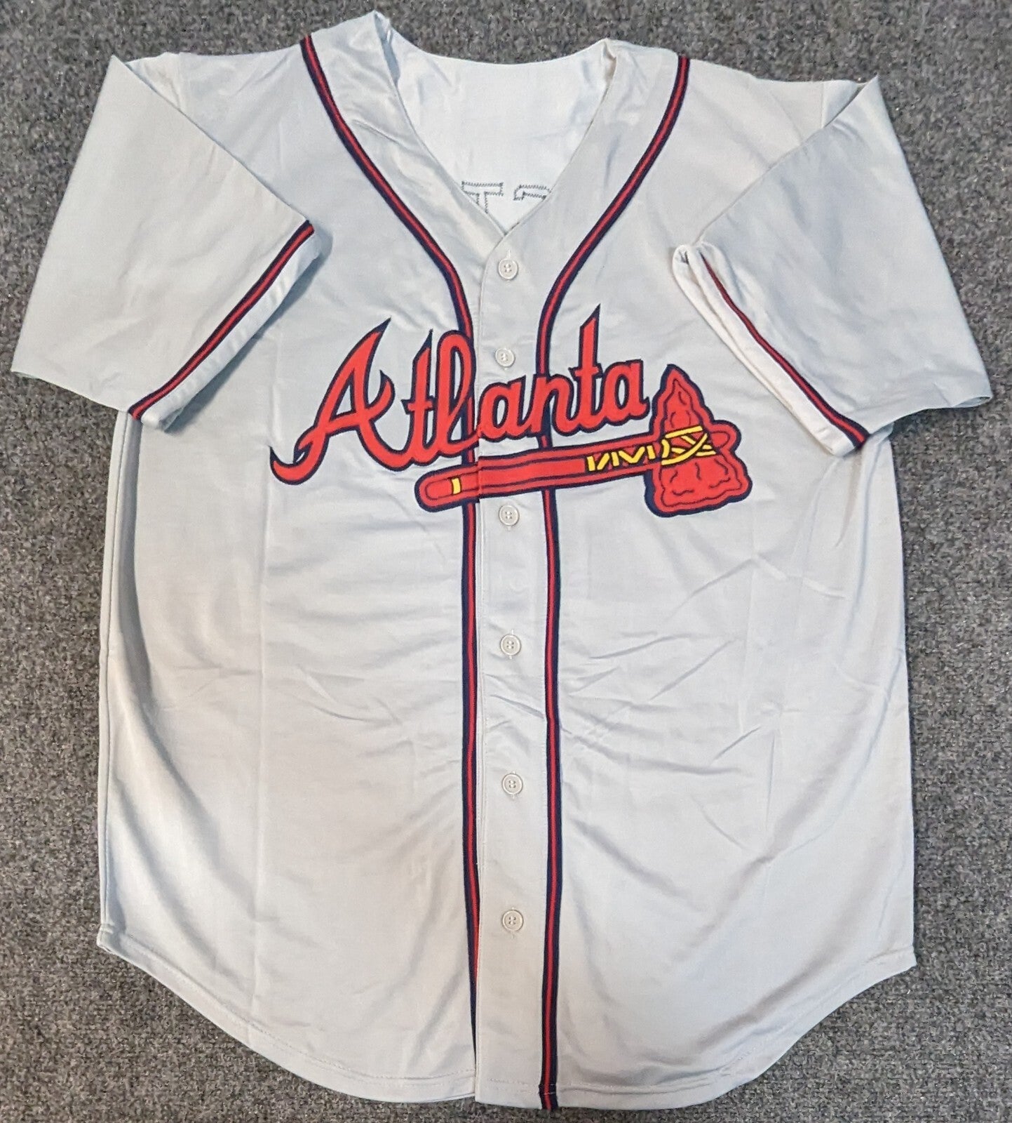 Atlanta Braves David Justice Autographed Signed Jersey Beckett Holo