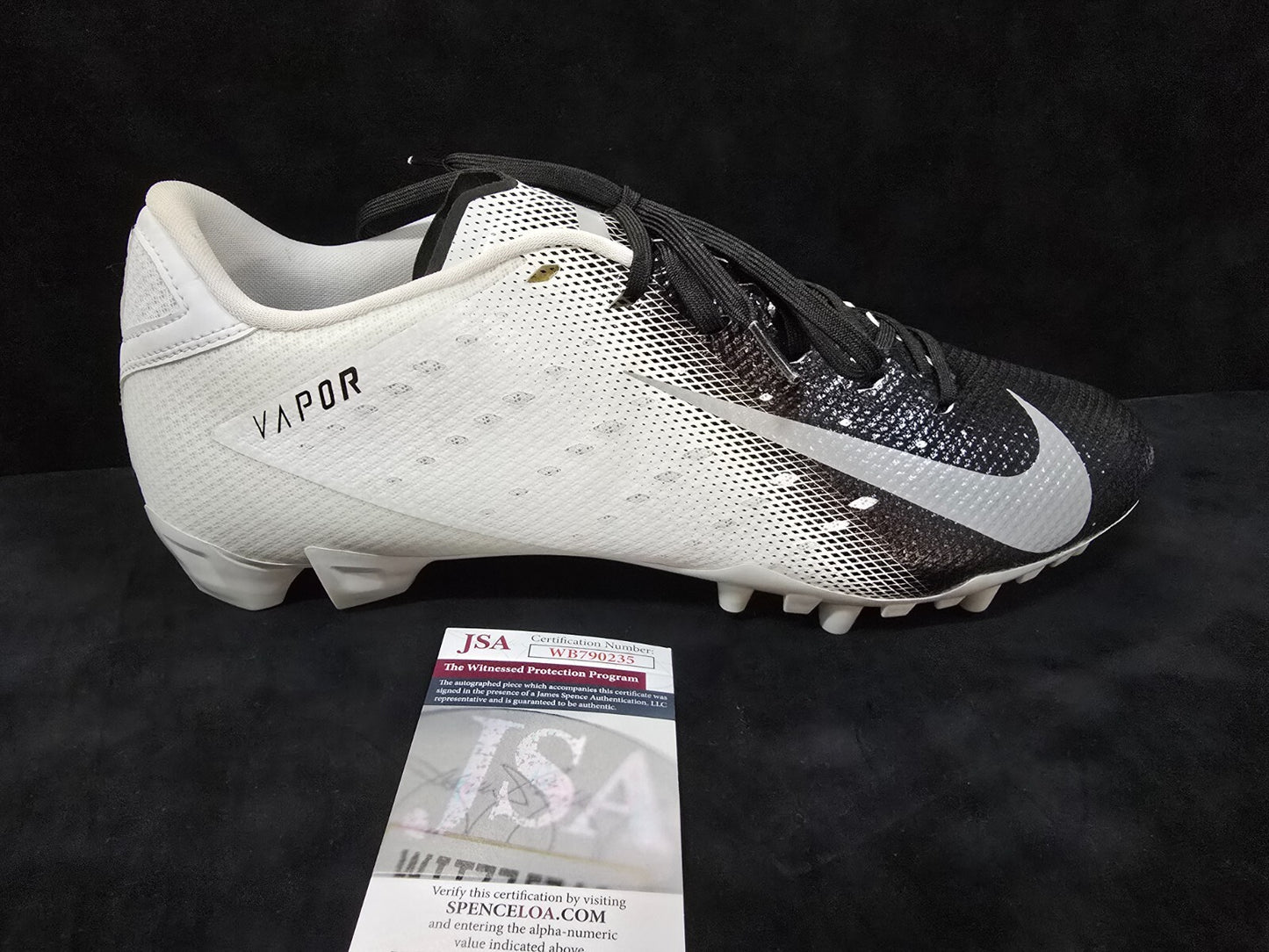 Frank Gore Autographed Signed Cleat Jsa Coa