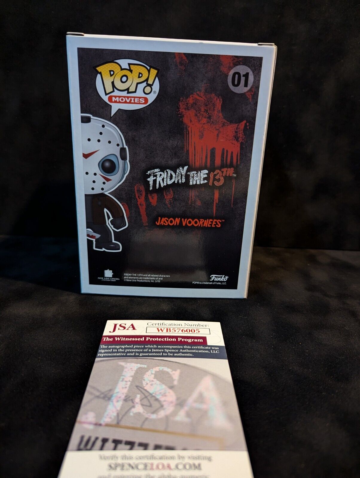 Ari Lehman Signed Insc Friday The 13Th Jason Voorhees Funko Pop Jsa Coa