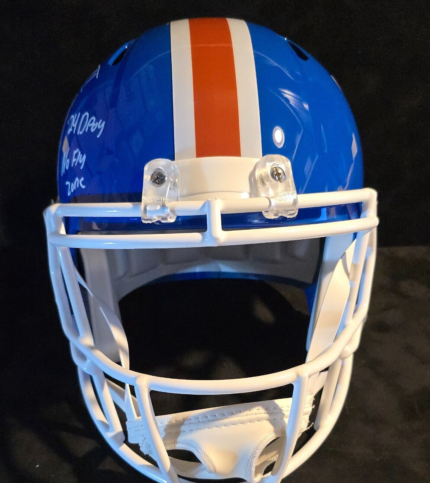 Denver Broncos Pat Surtain Ii Signed 2X Insc Replica Full Size Helmet Beckett