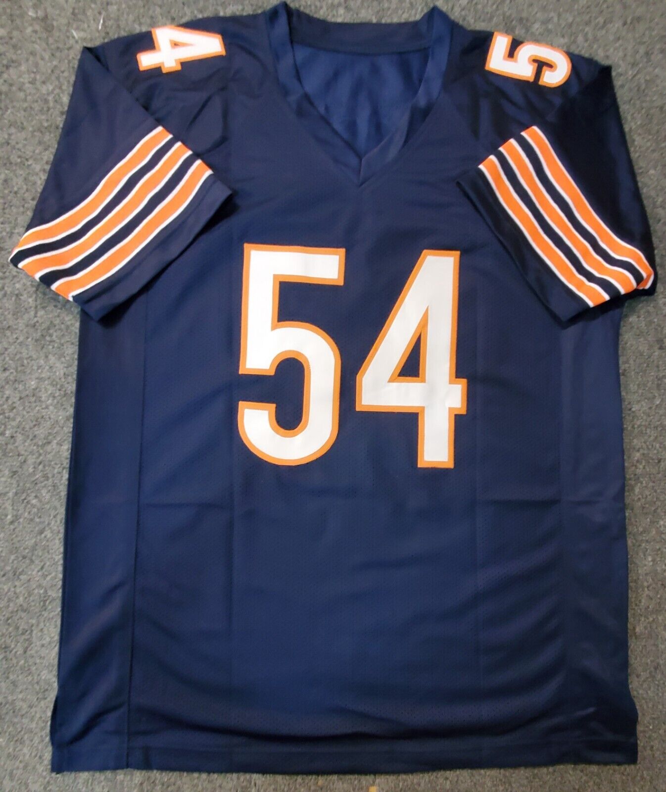 MVP Authentics Chicago Bears Brian Urlacher Autographed Signed Inscribed Jersey Beckett Holo 180 sports jersey framing , jersey framing