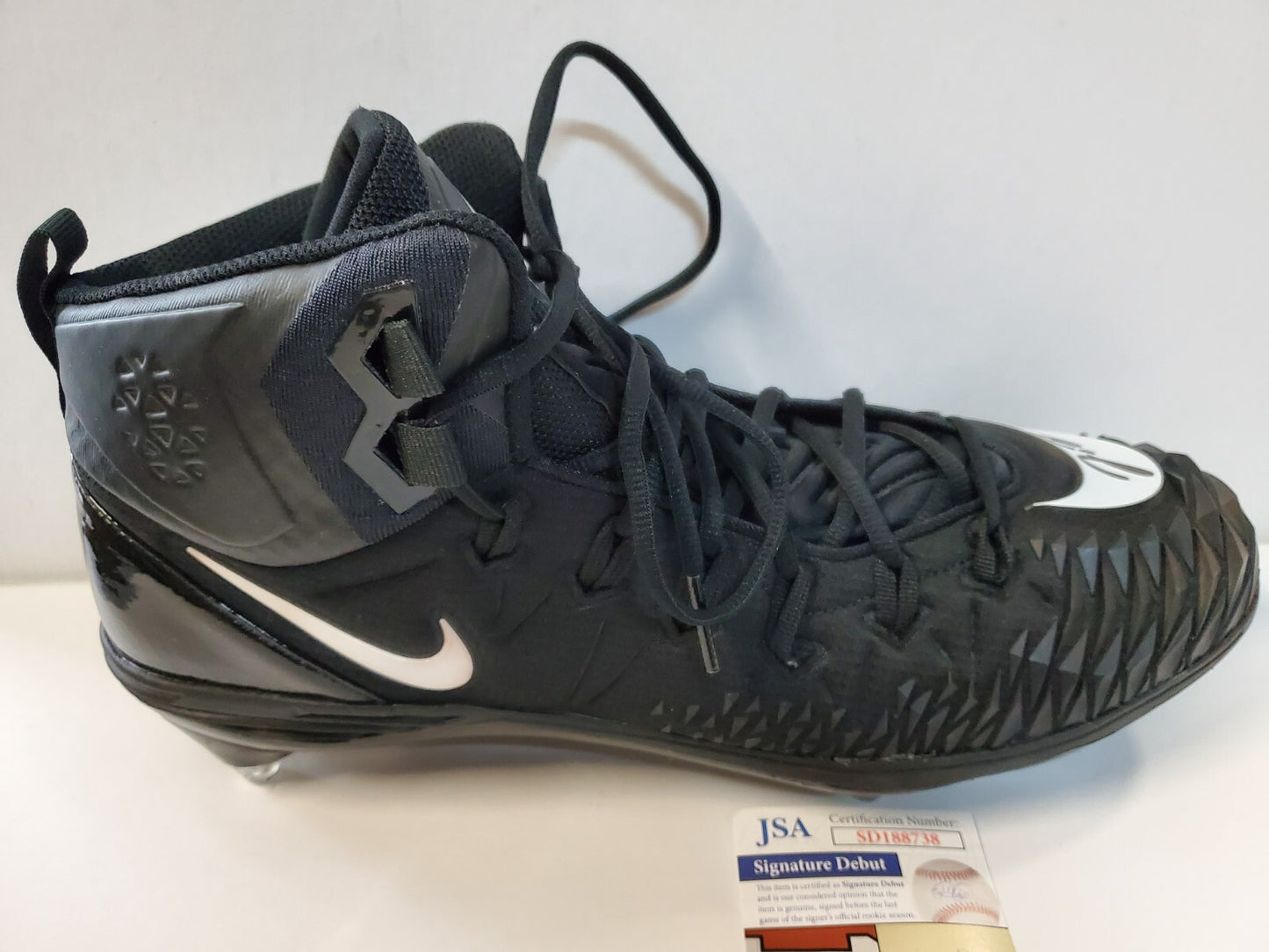 Philadelphia Eagles Jordan Davis Autographed Signed Cleat Jsa Coa