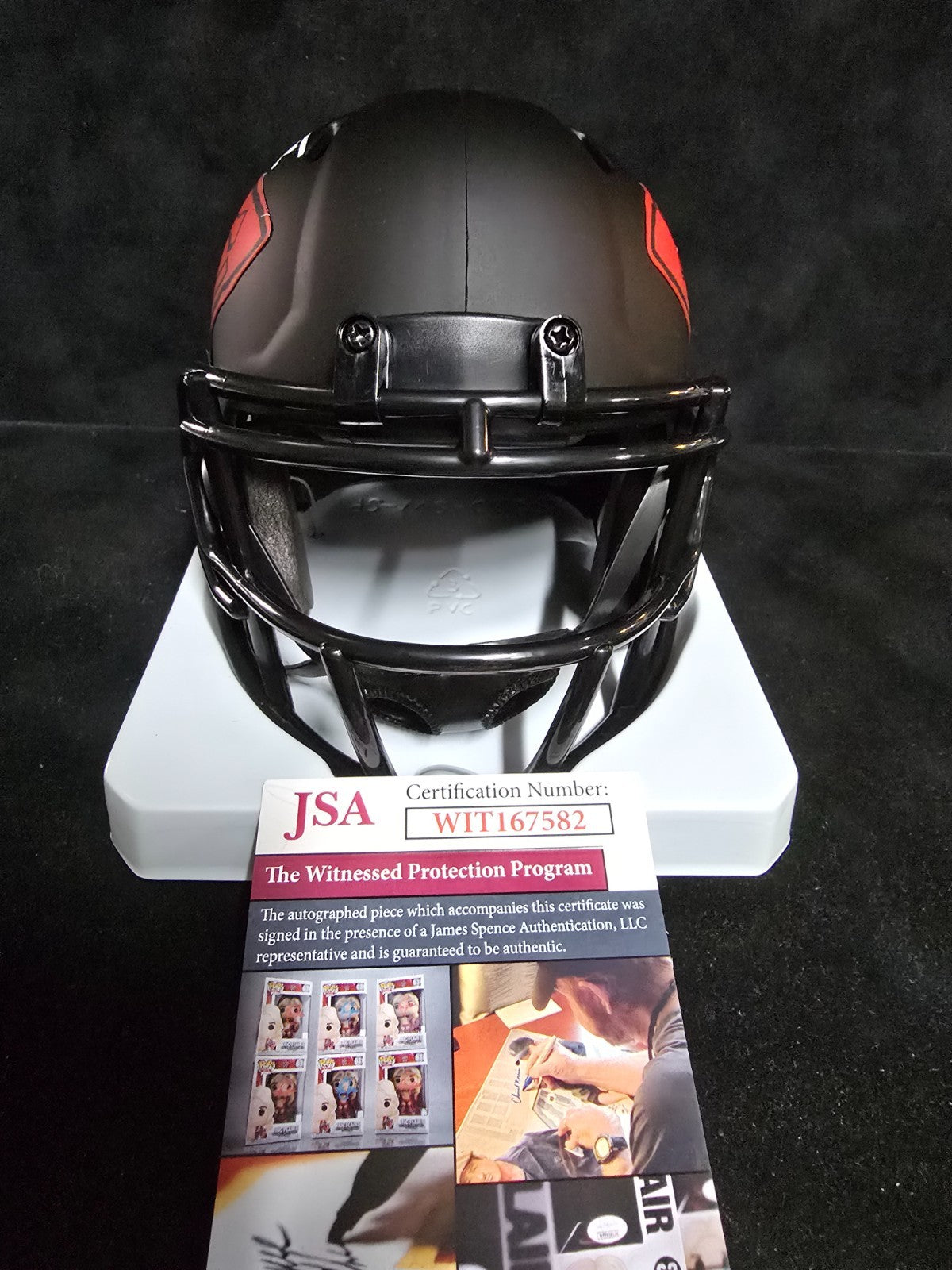 Kansas City Chiefs Tyrann Mathieu Autographed Signed Eclipse Mini Helmet Jsa Coa