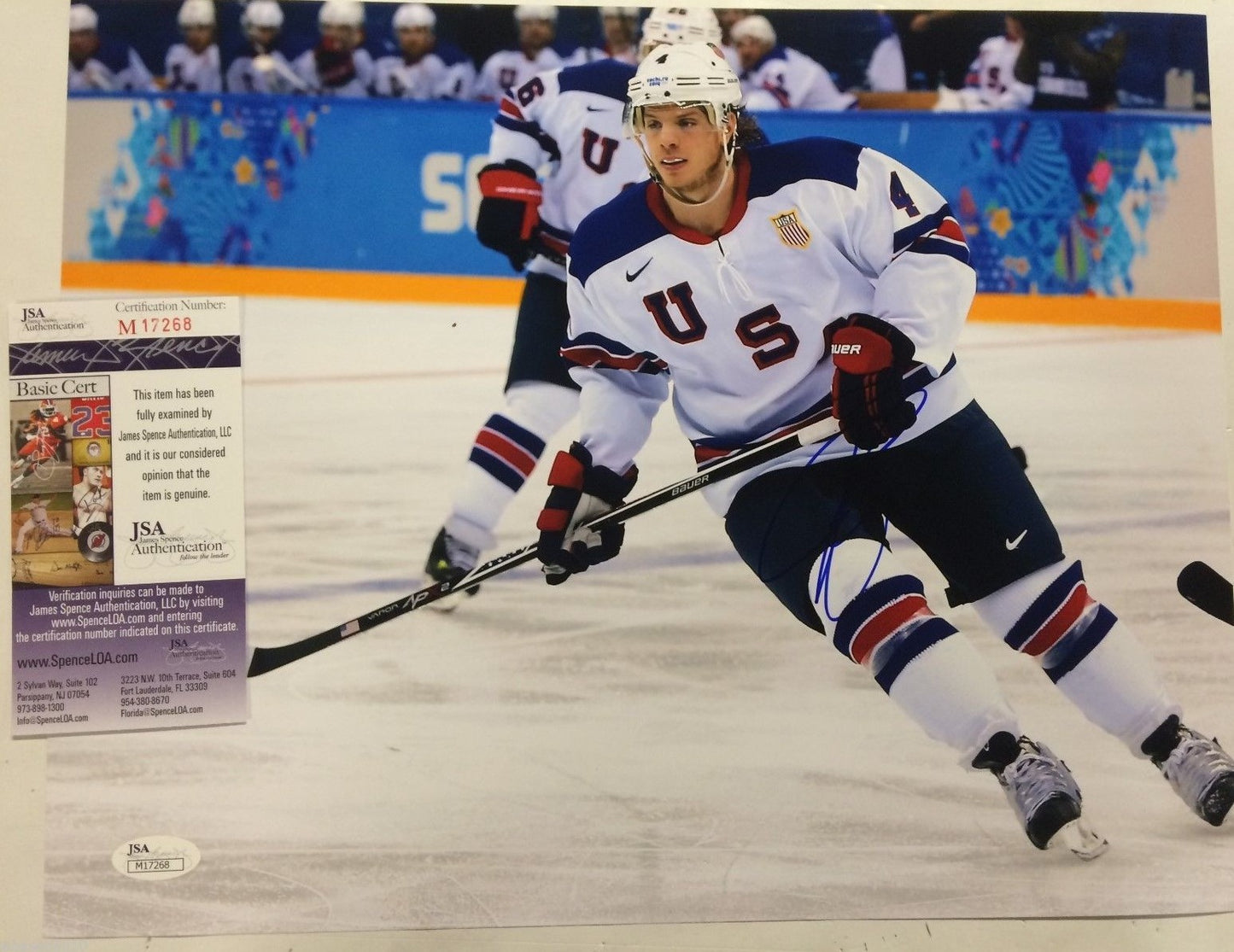John Carlson Autographed Signed Washington Capitals Usa 11X14 Photo Jsa Coa