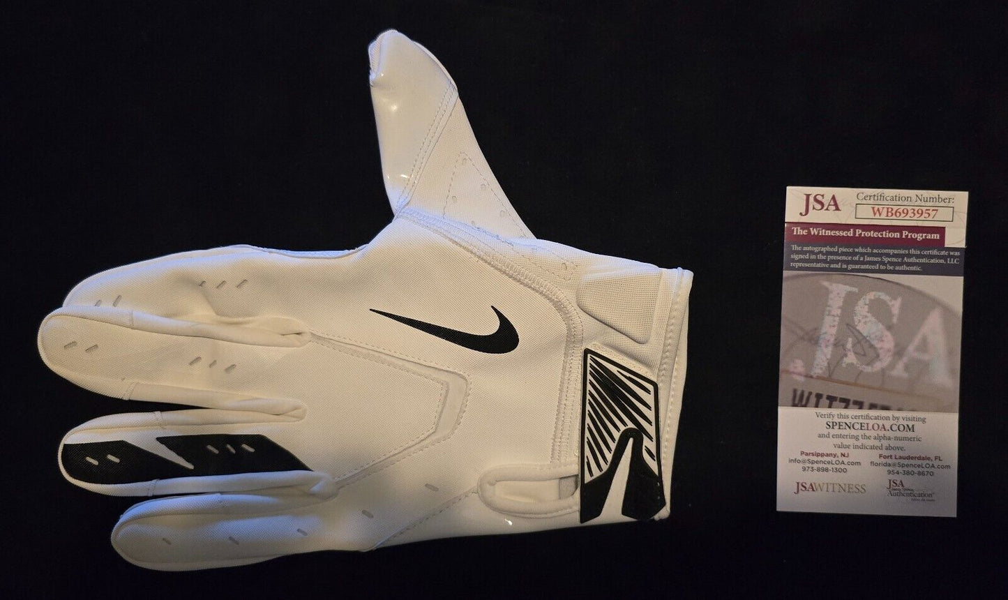 Philadelphia Eagles Nolan Smith Jr Autographed Signed Glove Jsa Coa