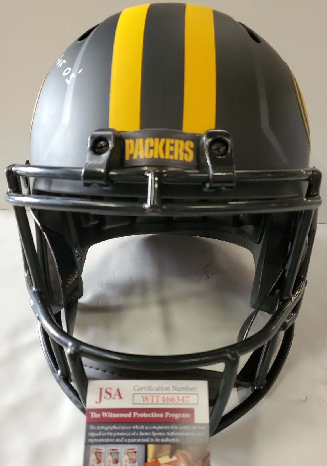 Green Bay Packers Don Majkowski Signed Full Size Eclipse Rep Helmet Jsa Coa