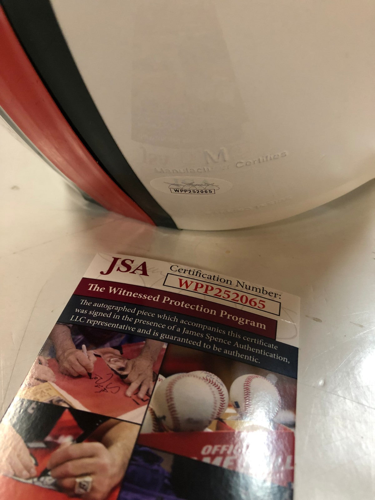 Warren Sapp Autographed Signed Miami Hurricanes Full Size Helmet Jsa Coa