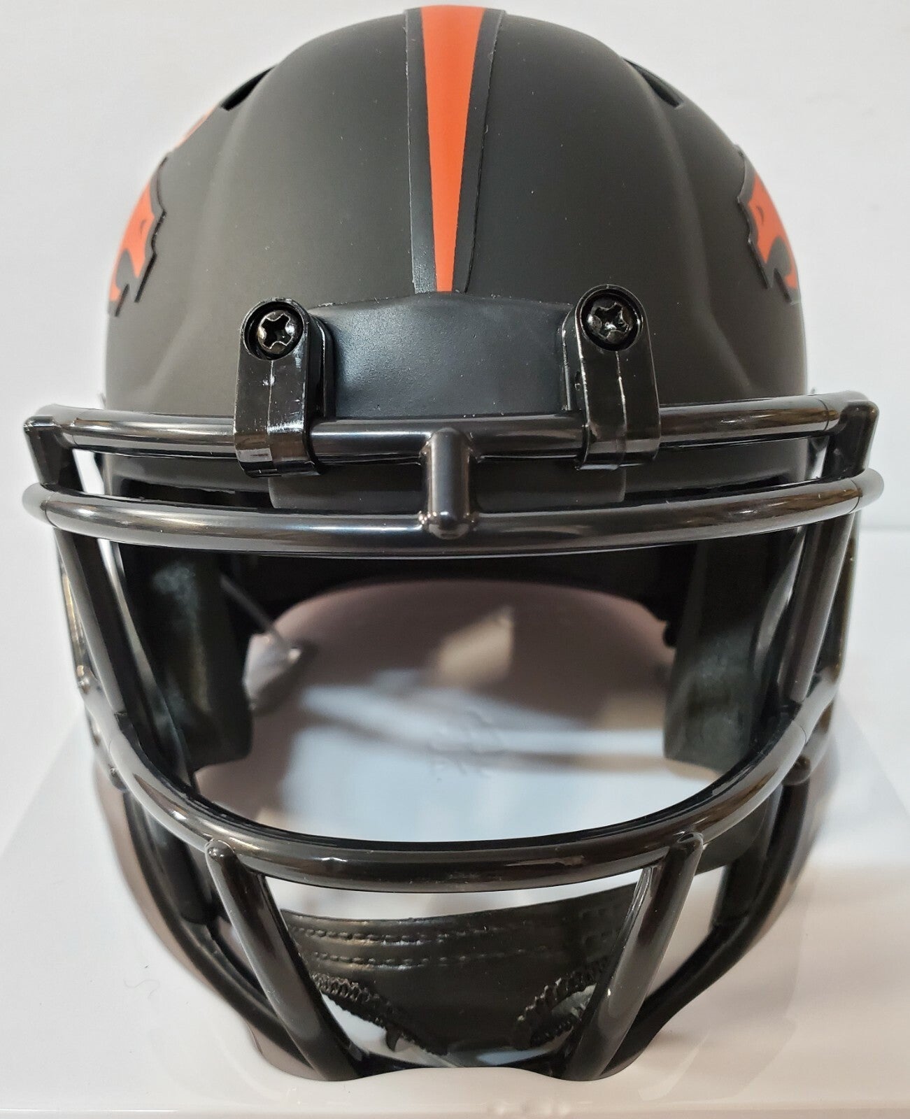 Denver Broncos Javonte Williams Signed Eclipse Mini Helmet Bas Holo