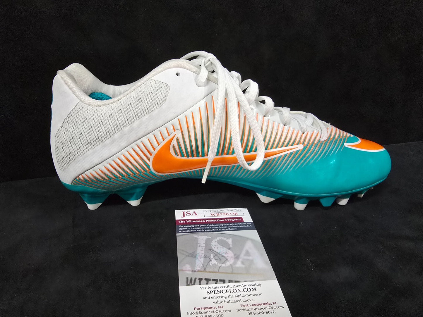 Frank Gore Autographed Signed Cleat Jsa Coa