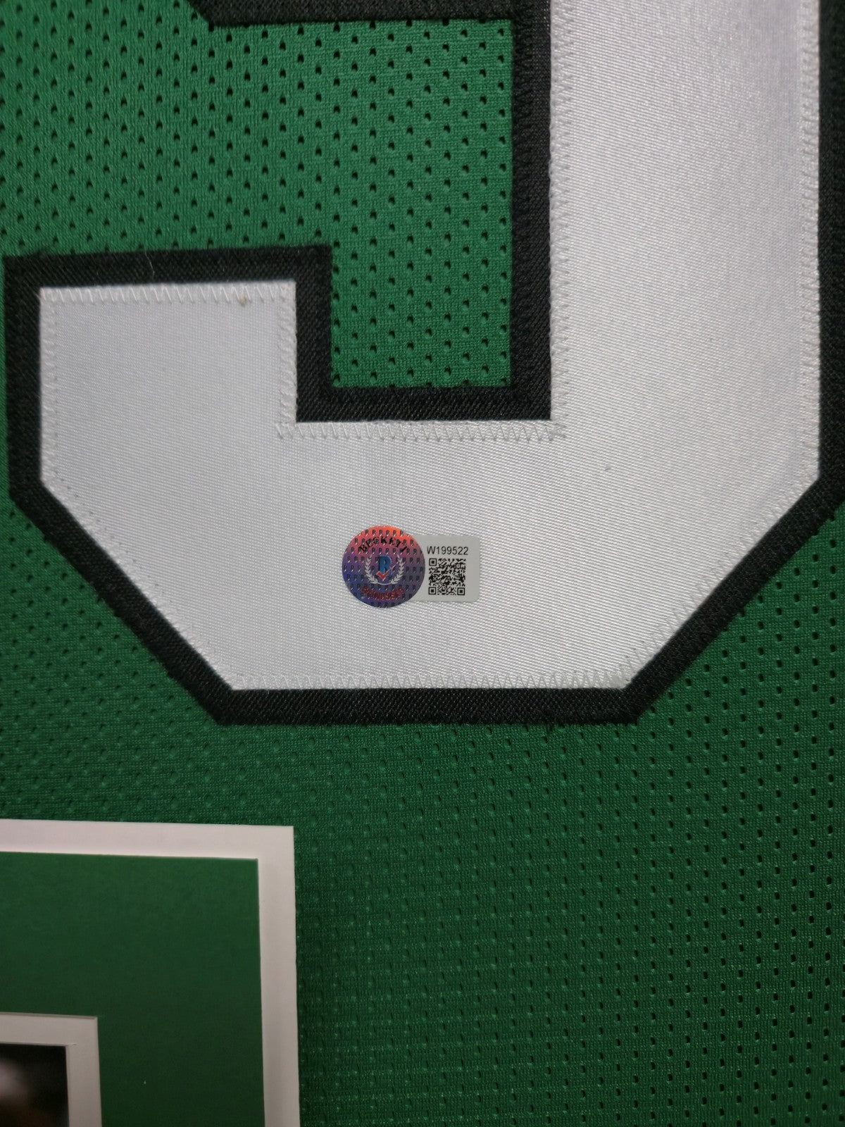 Framed Philadelphia Eagles Seth Joyner Autographed Signed Jersey Beckett Holo