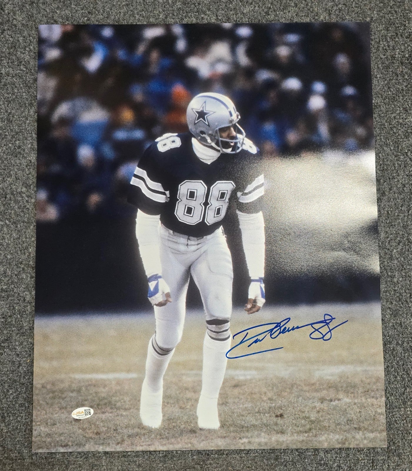 Dallas Cowboys Drew Pearson Autographed Signed Inscribed 16X20 Photo Jsa Coa