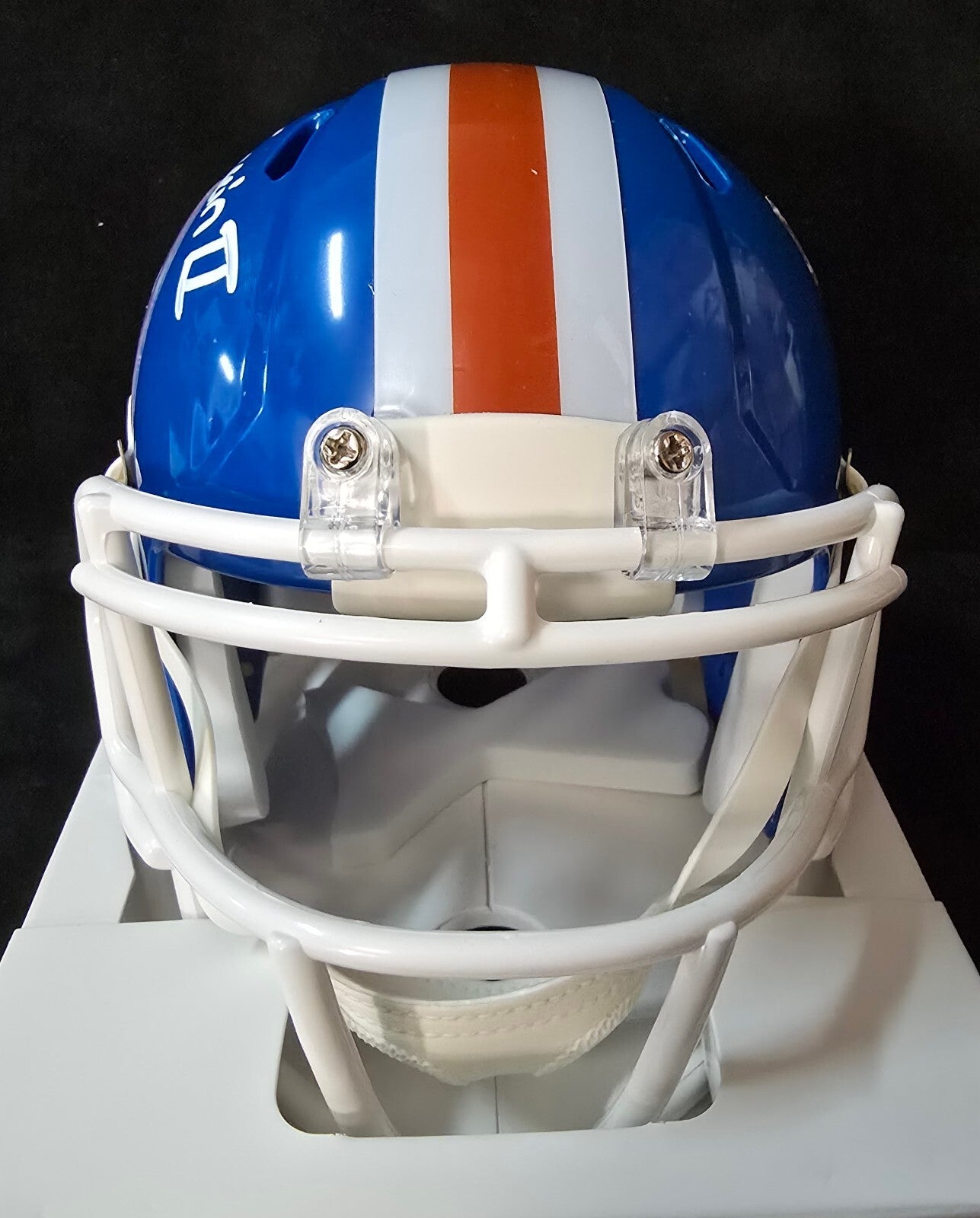 Denver Broncos Patrick Surtain Ii Signed Retro Throwback Mini Helmet Jsa Coa