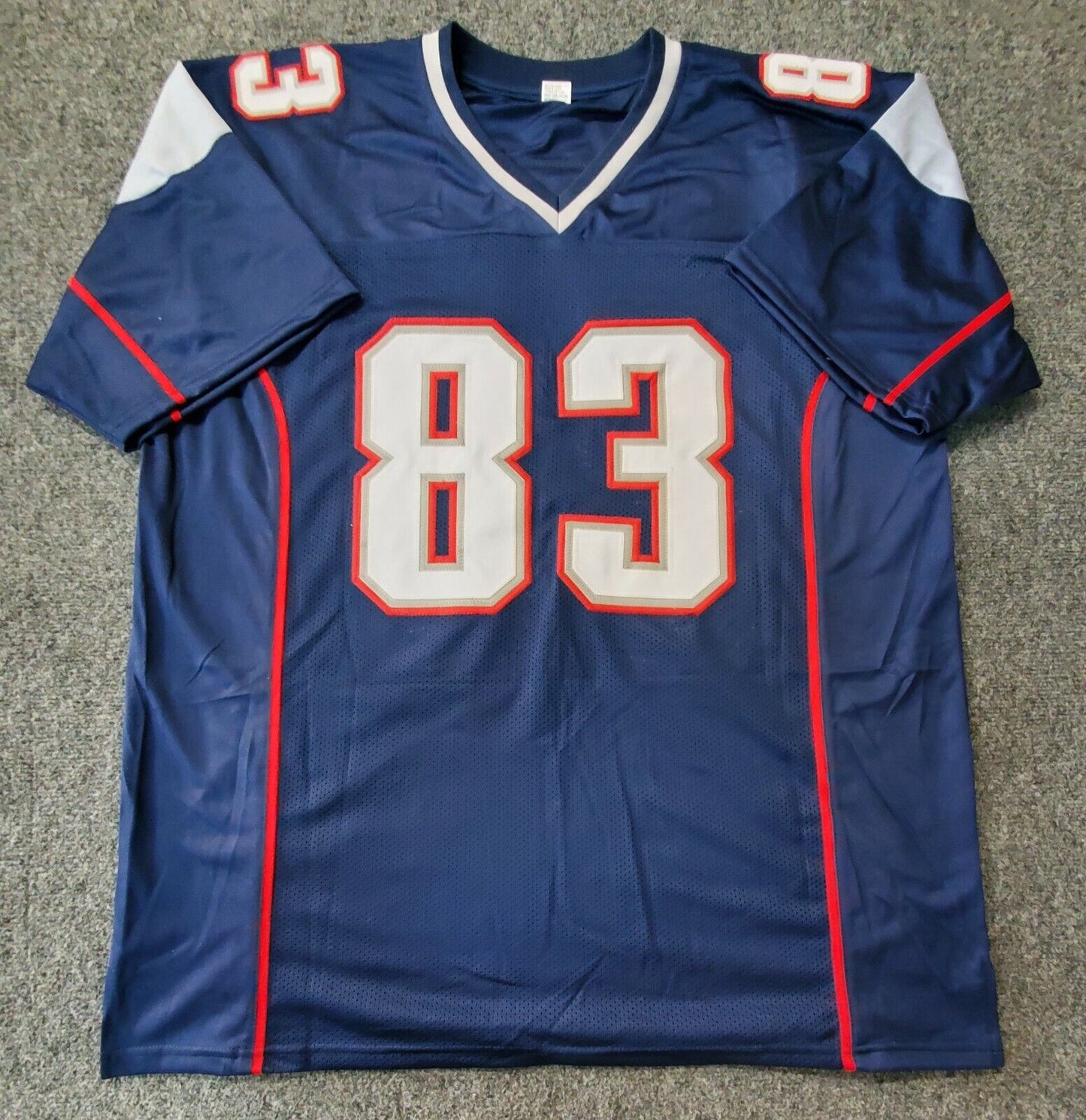 MVP Authentics New England Patriots Deion Branch Autographed Signed Jersey Beckett Coa 152.10 sports jersey framing , jersey framing