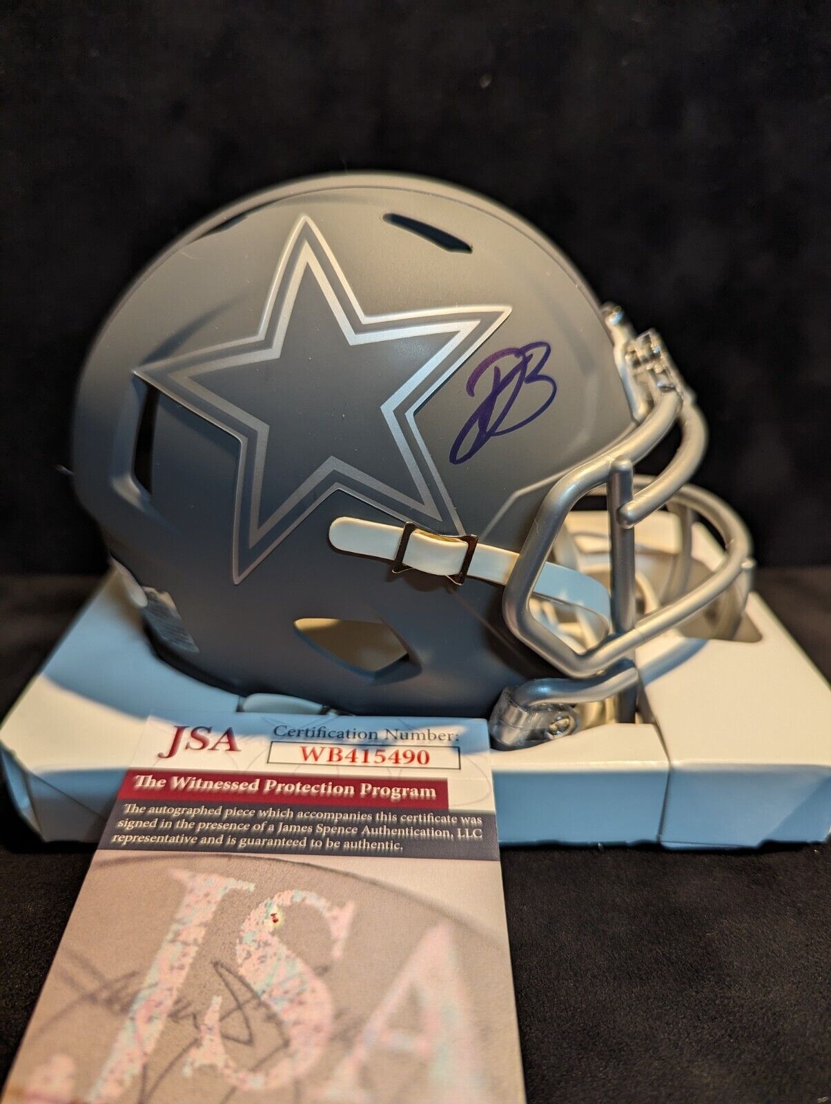 dallas cowboys authentic football helmet Jersey Framing