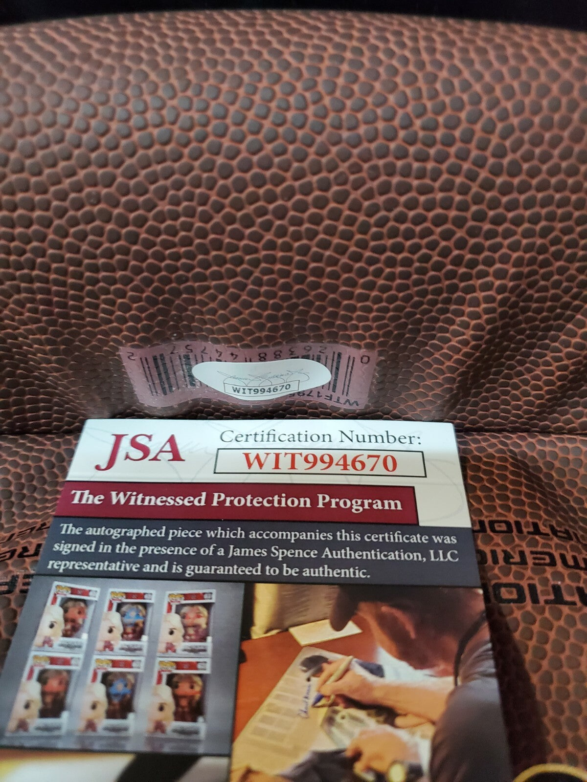 Las Vegas Raiders Tre'von Moehrig Autographed Signed Football Jsa Coa