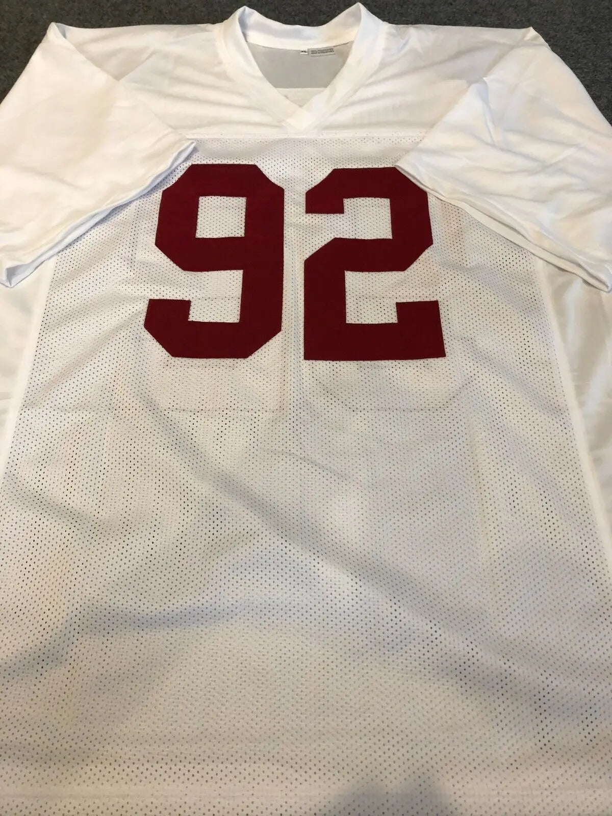 MVP Authentics Alabama Crimson Tide Quinnen Williams Autographed Signed Jersey Jsa Coa 125.10 sports jersey framing , jersey framing