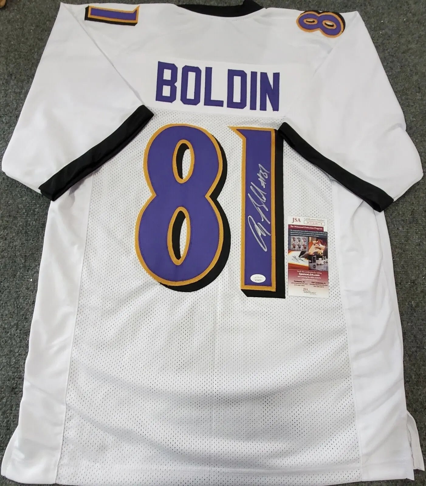 Baltimore Ravens Anquan Boldin Autographed Signed Jersey Jsa Coa – MVP  Authentics