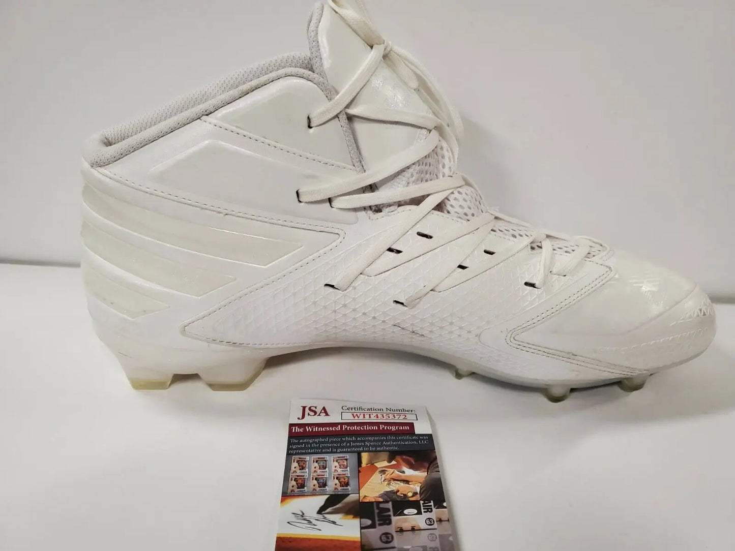 MVP Authentics Baltimore Ravens Marquise Brown Autographed Signed Adidas Cleat Jsa Coa 161.10 sports jersey framing , jersey framing