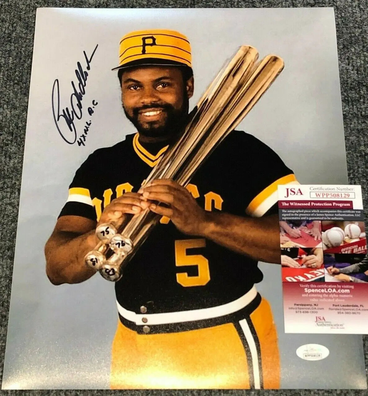 MVP Authentics Bill Madlock Autographed Signed Inscr Pittsburgh Pirates 11X14 Photo Jsa Coa 35.99 sports jersey framing , jersey framing