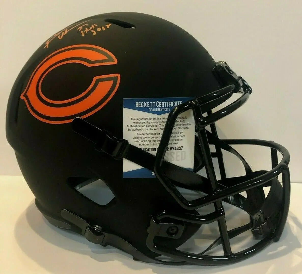 Brian Urlacher Signed Inscribed Bears Full Size Eclipse Replica Helmet –  MVP Authentics