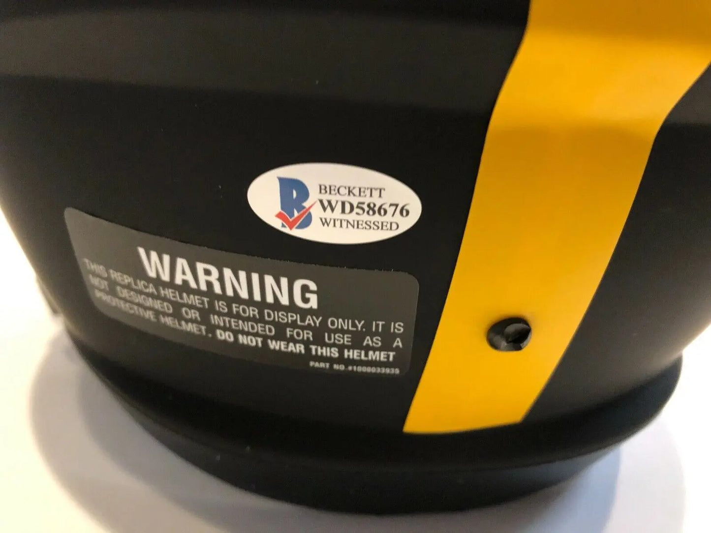 MVP Authentics Cameron Heyward Signed Pittsburgh Steelers Full Size Eclipse Rep Helmet Bas Coa 359.10 sports jersey framing , jersey framing