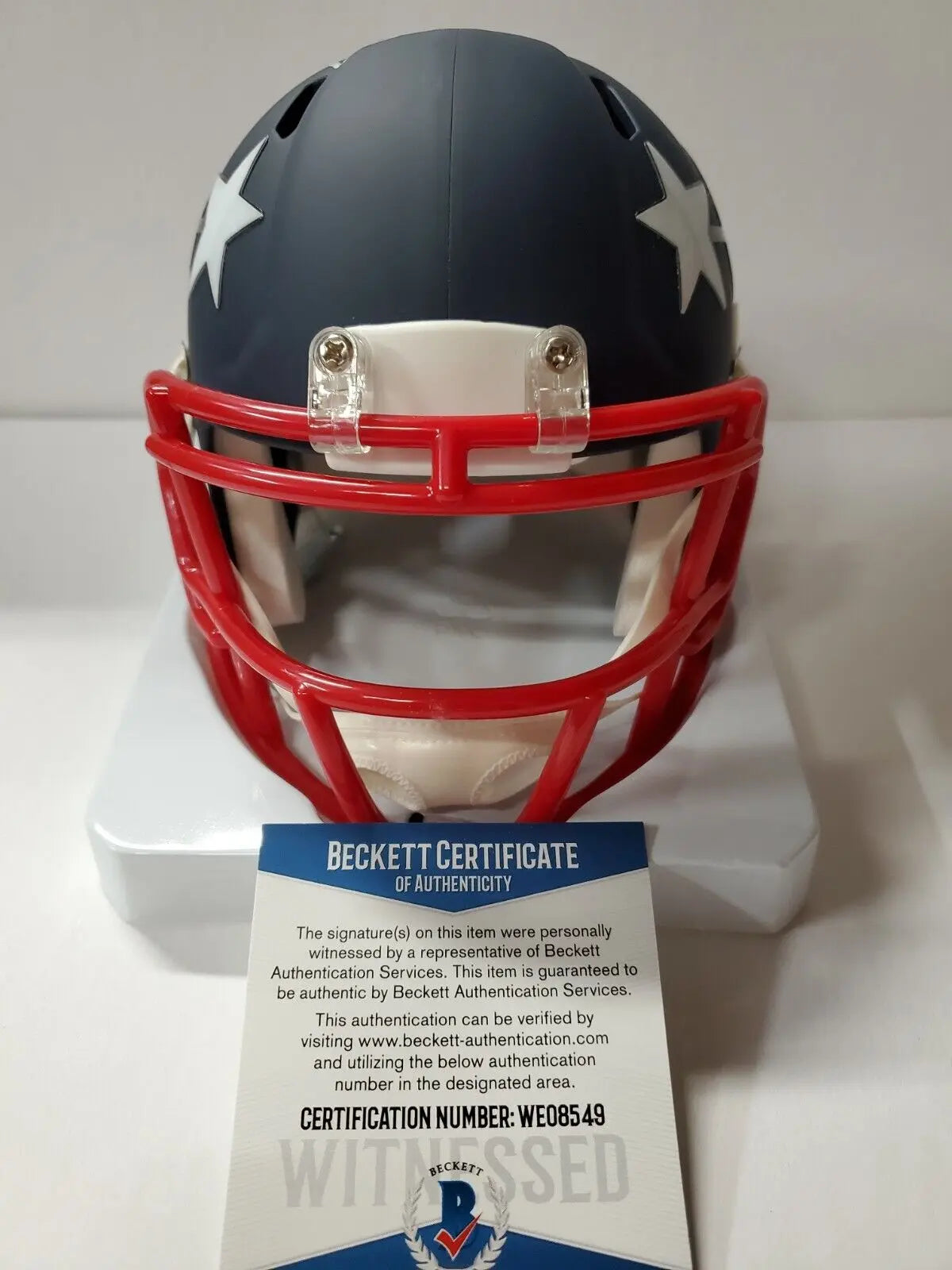 MVP Authentics Chase Winovich Signed New England Patriots Amp Mini Helmet Beckett Coa 134.10 sports jersey framing , jersey framing
