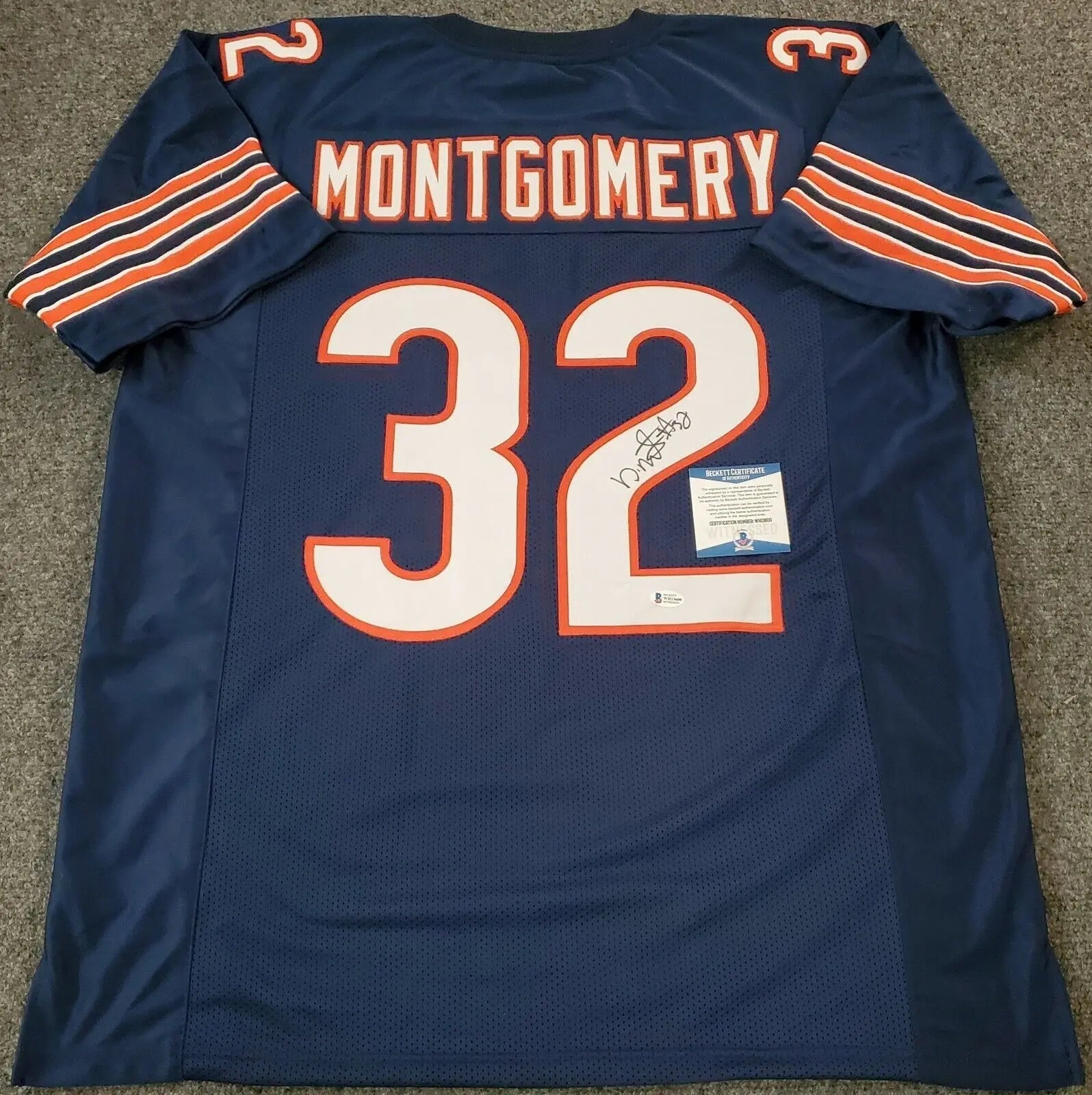 David Montgomery Chicago Bears 100th Anniversary Jersey Montgomery
