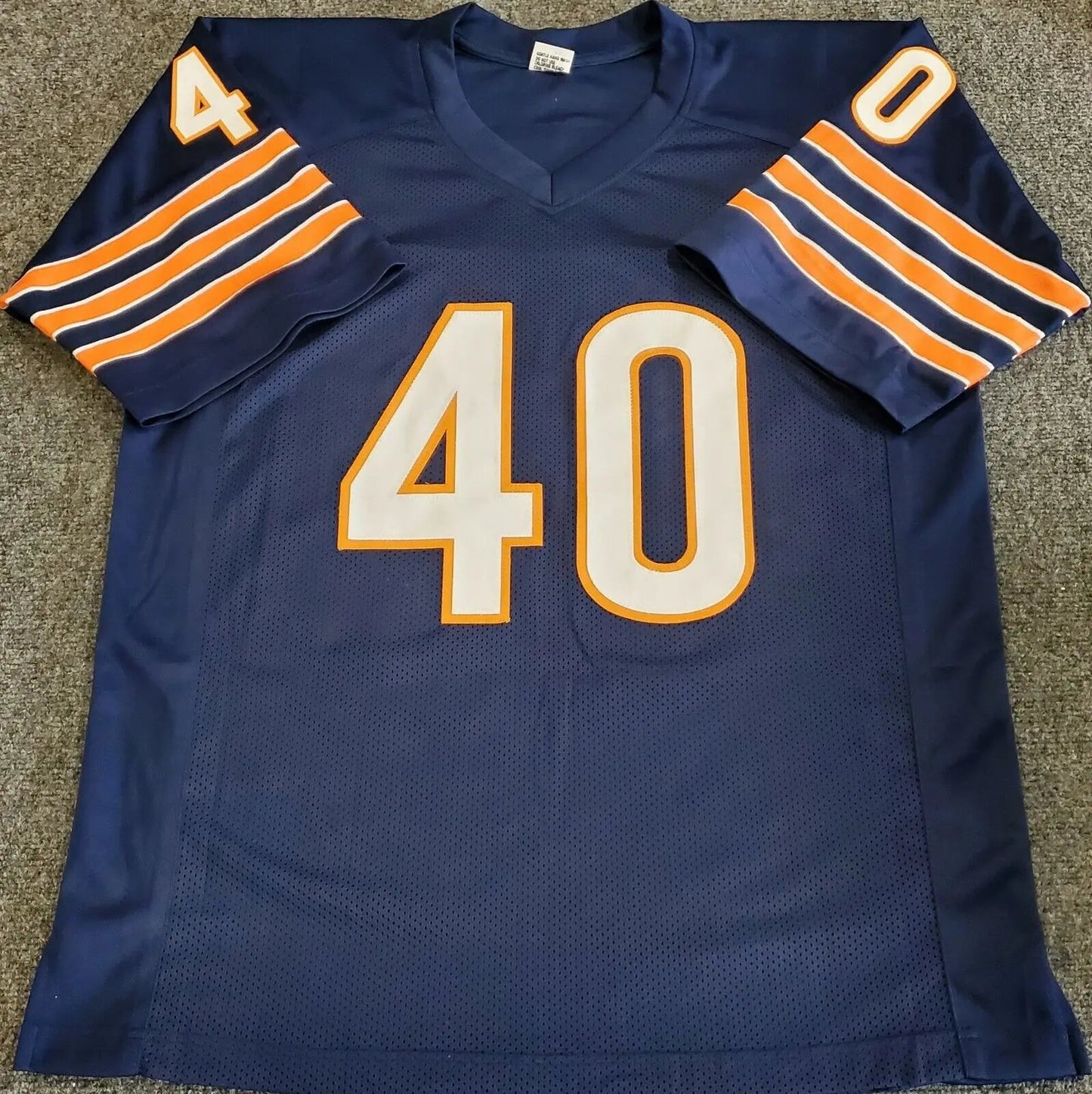 MVP Authentics Chicago Bears Gale Sayers Autographed Signed Jersey Jsa Coa 179.10 sports jersey framing , jersey framing